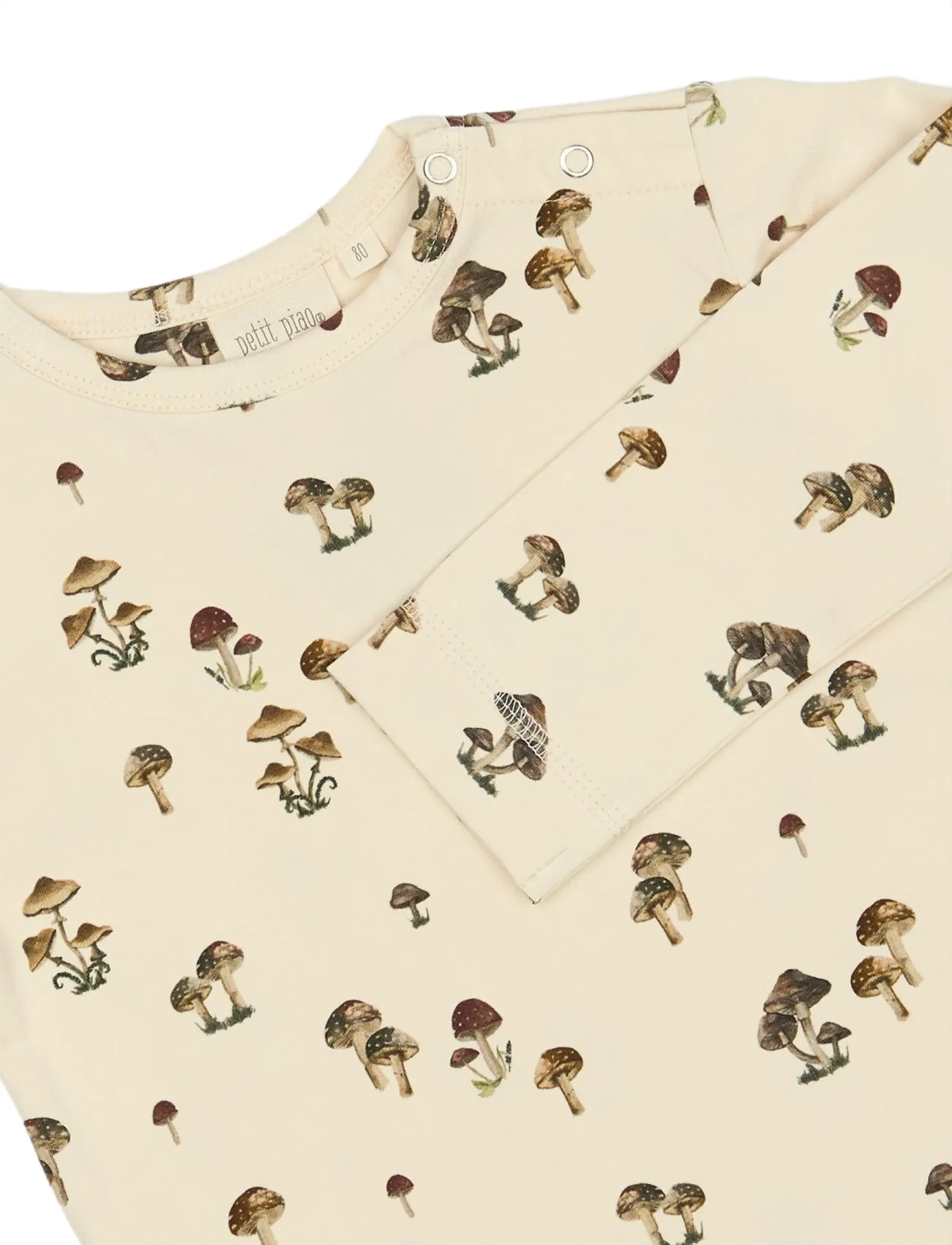 Petit Piao - T-shirt L/S Printed - langärmelig - fungi - 2