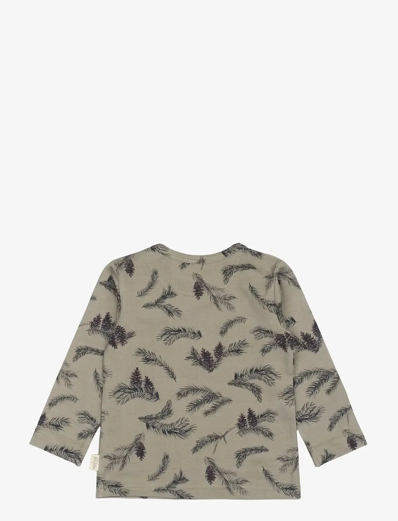 Petit Piao - T-shirt L/S Printed - langærmede t-shirts - pine - 1