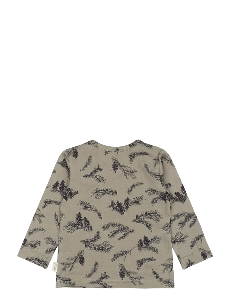 Petit Piao - T-shirt L/S Printed - langærmede t-shirts - pine - 1