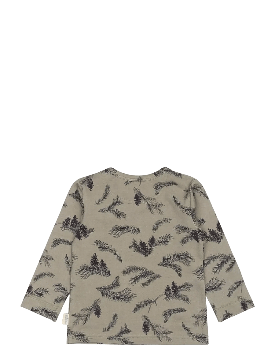 Petit Piao - T-shirt L/S Printed - långärmade t-shirts - pine - 1