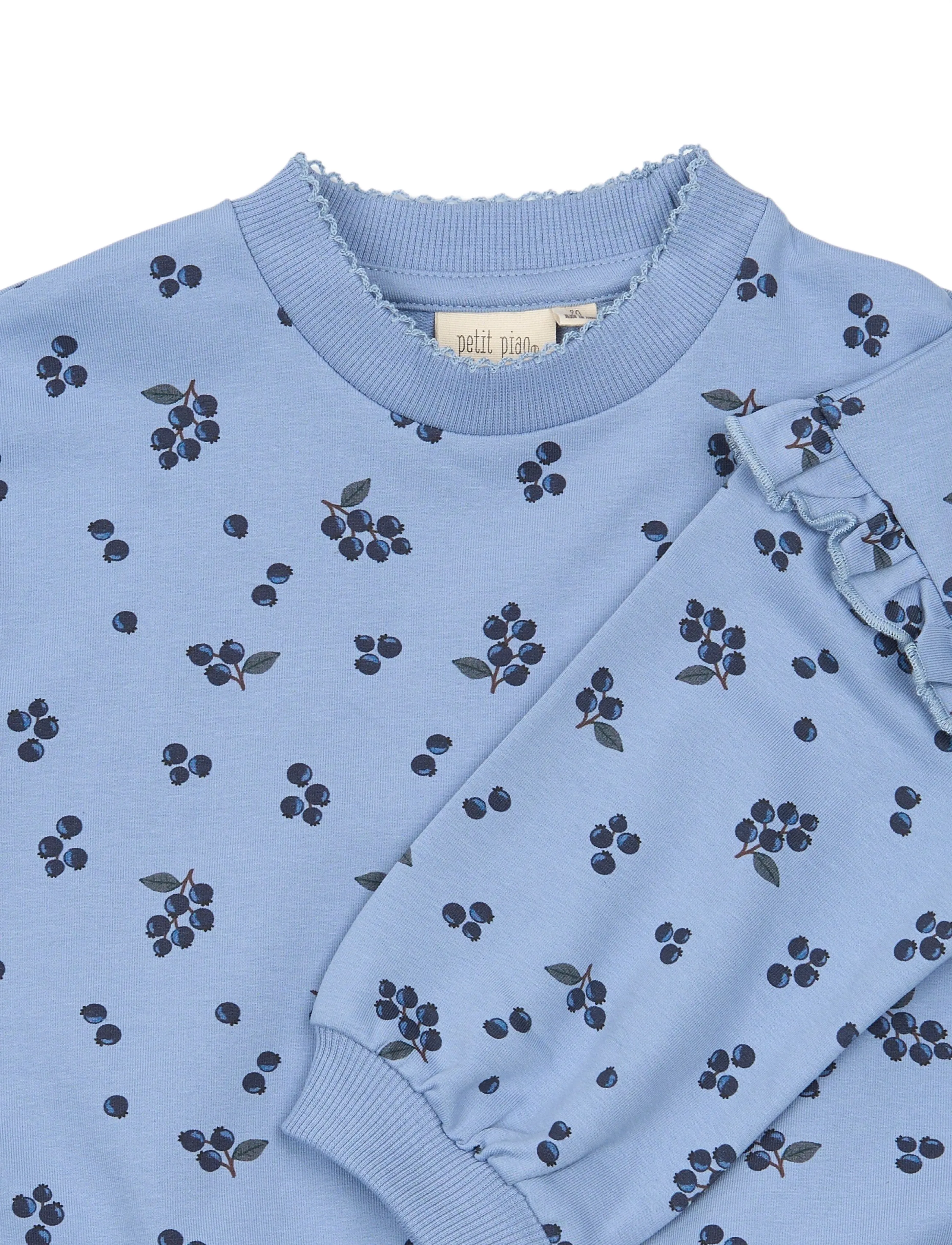 Petit Piao - PPGween Sweatshirt - sweatshirts - stonewash blueberry aop - 2