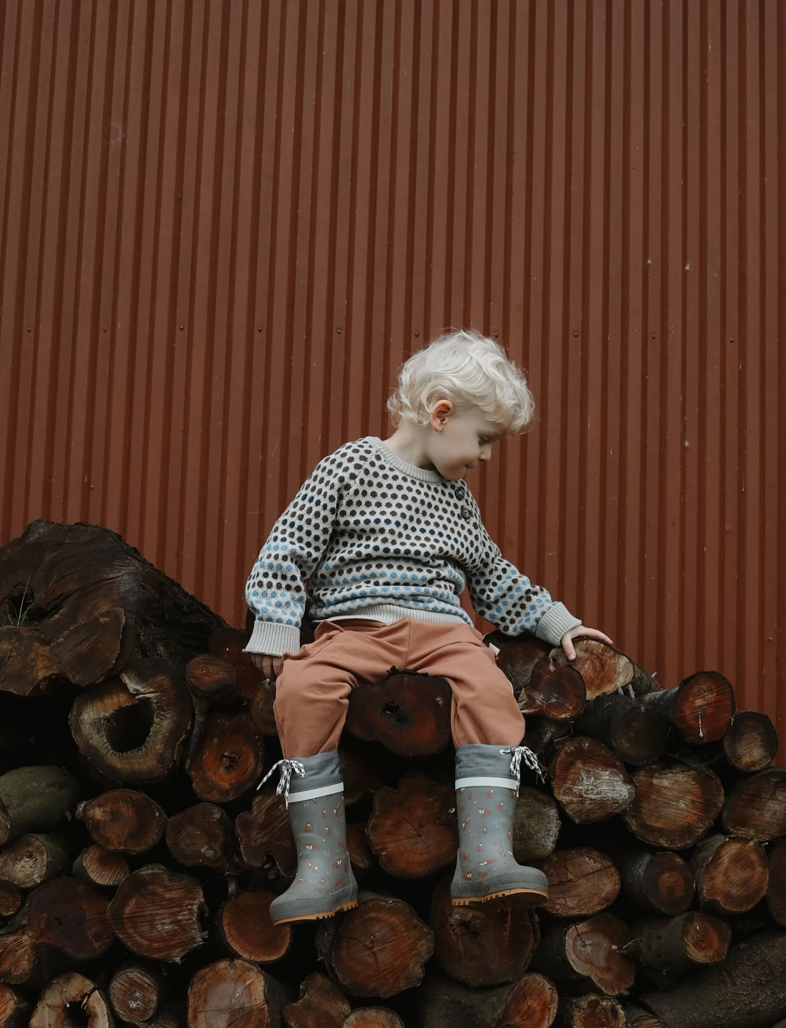 Petit Piao PPGuss Sweatpants - Sweatpants - RAWHIDE / brown