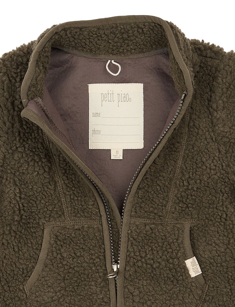 Petit Piao - PPDesino Fleece Jacket - fleecejacken - major brown - 2