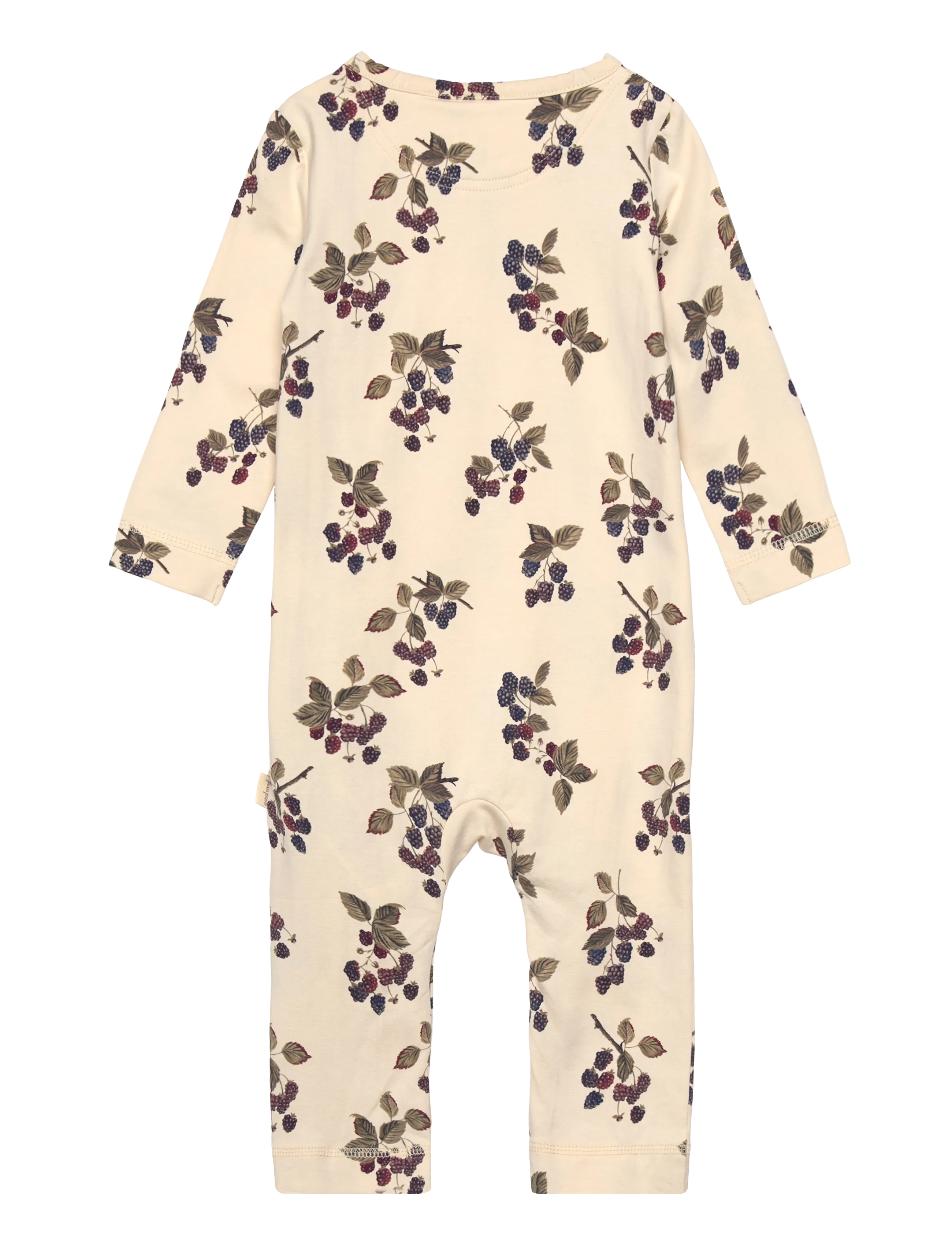 Petit Piao - Jumpsuit L/S Printed - black berry - 1