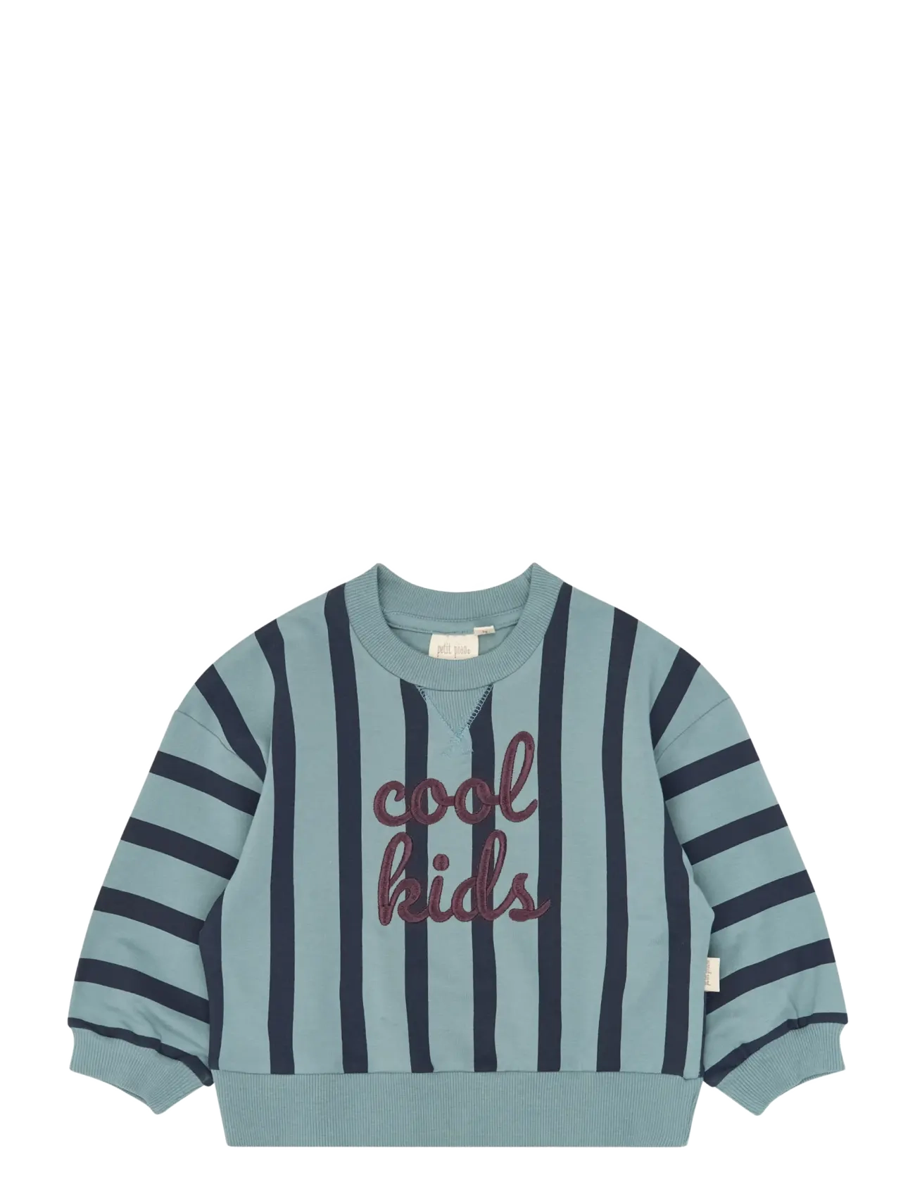 Petit Piao PPGillian Sweatshirt - Osta suuruse järgi - LEAD STRIPED / blue