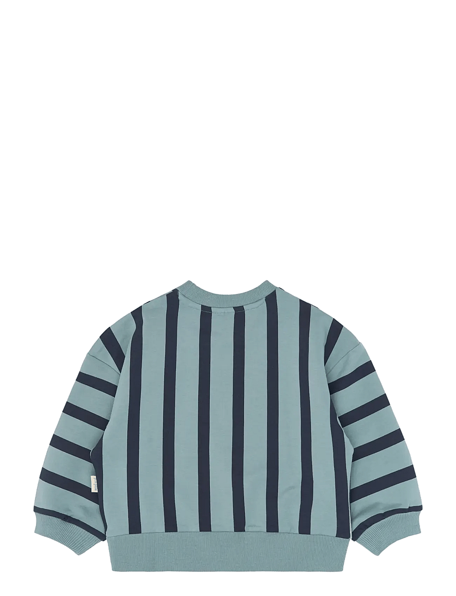 Petit Piao - PPGillian Sweatshirt - sweatshirts - lead striped - 1