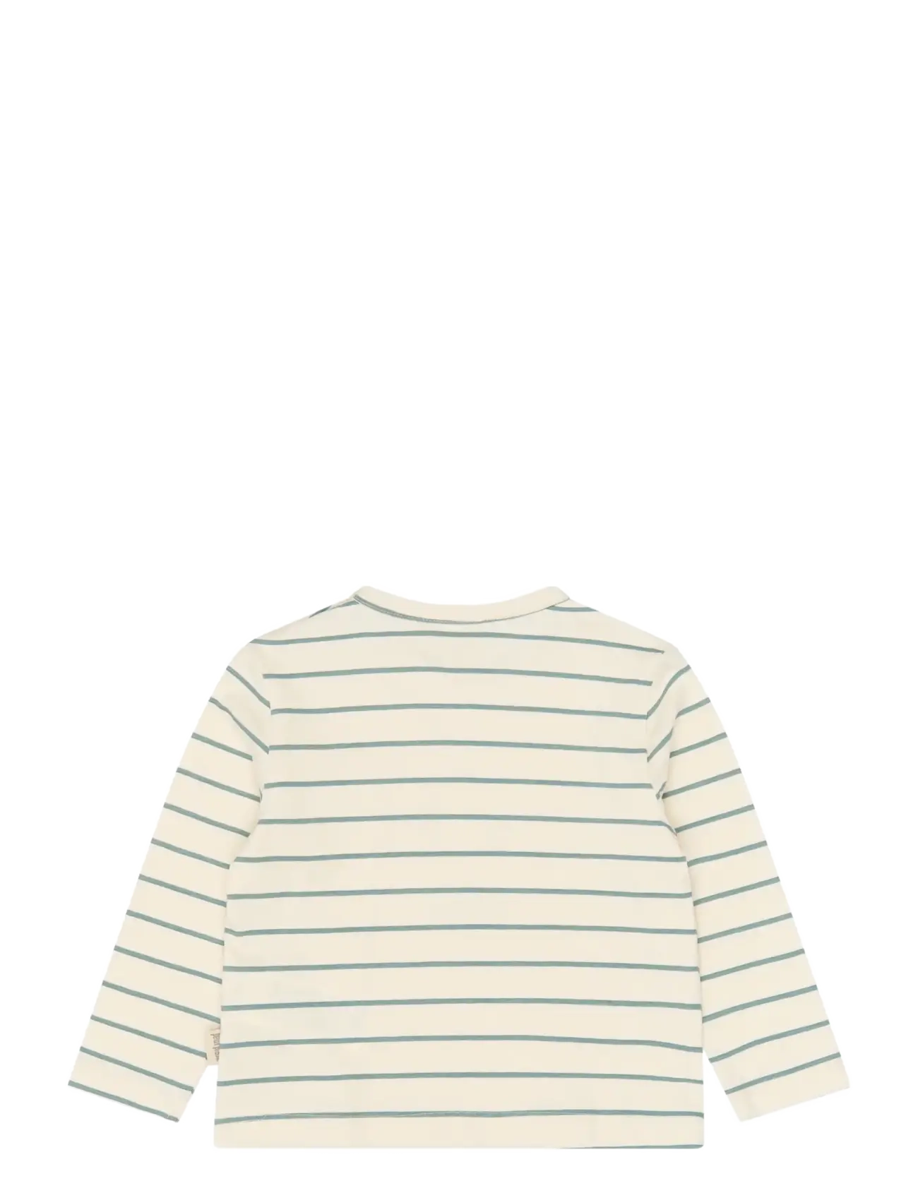 Petit Piao - PPGib OS L_S Tee - langärmelig - eggnog striped - 1