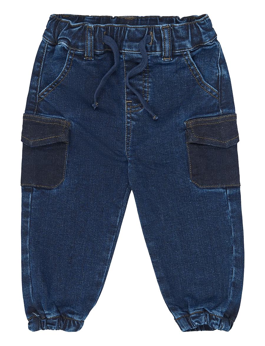 Petit Piao - PPGelm Denim Pants - blue denim - 1