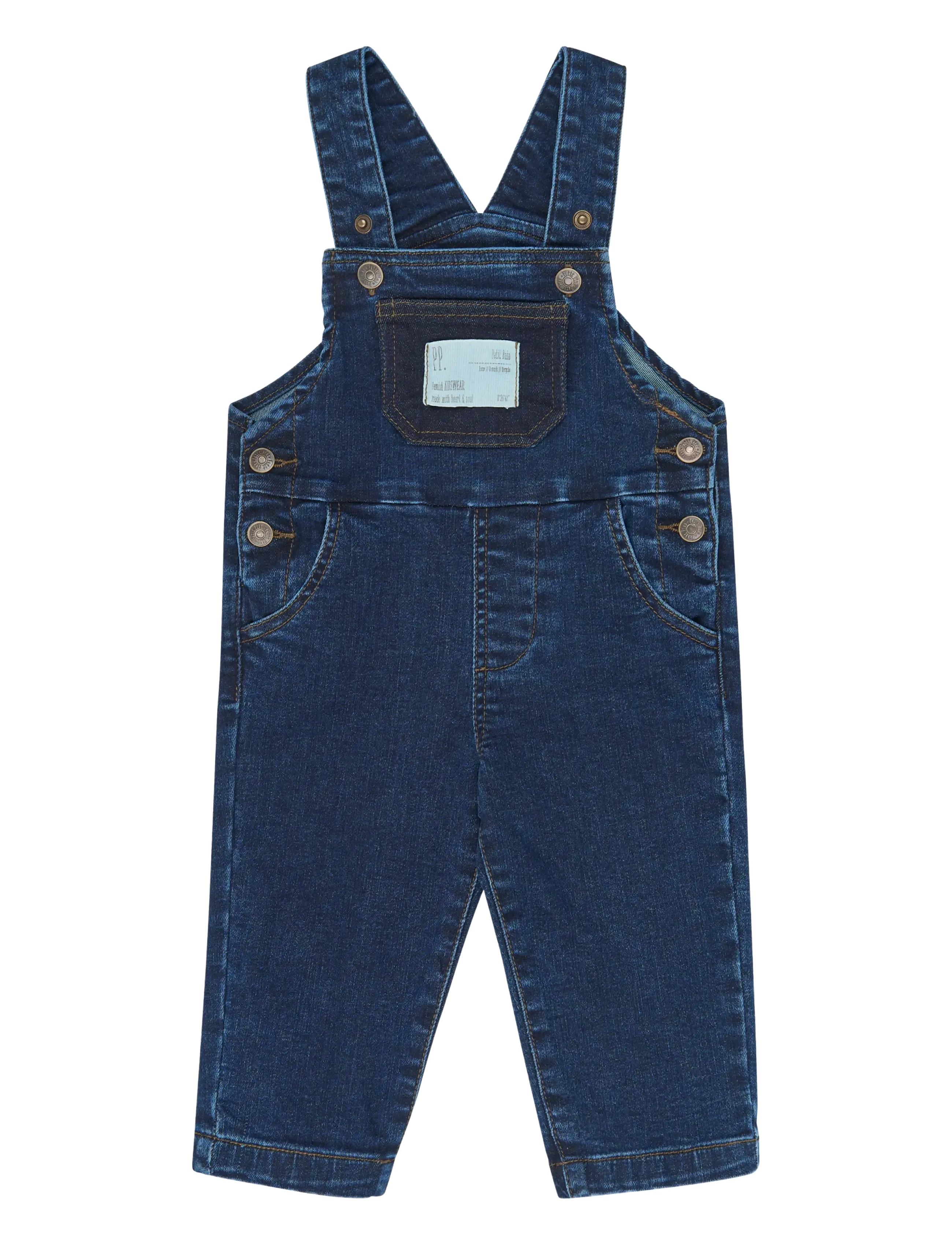 Petit Piao PPGelm Denim Overalls - Drabužiai - BLUE DENIM / blue