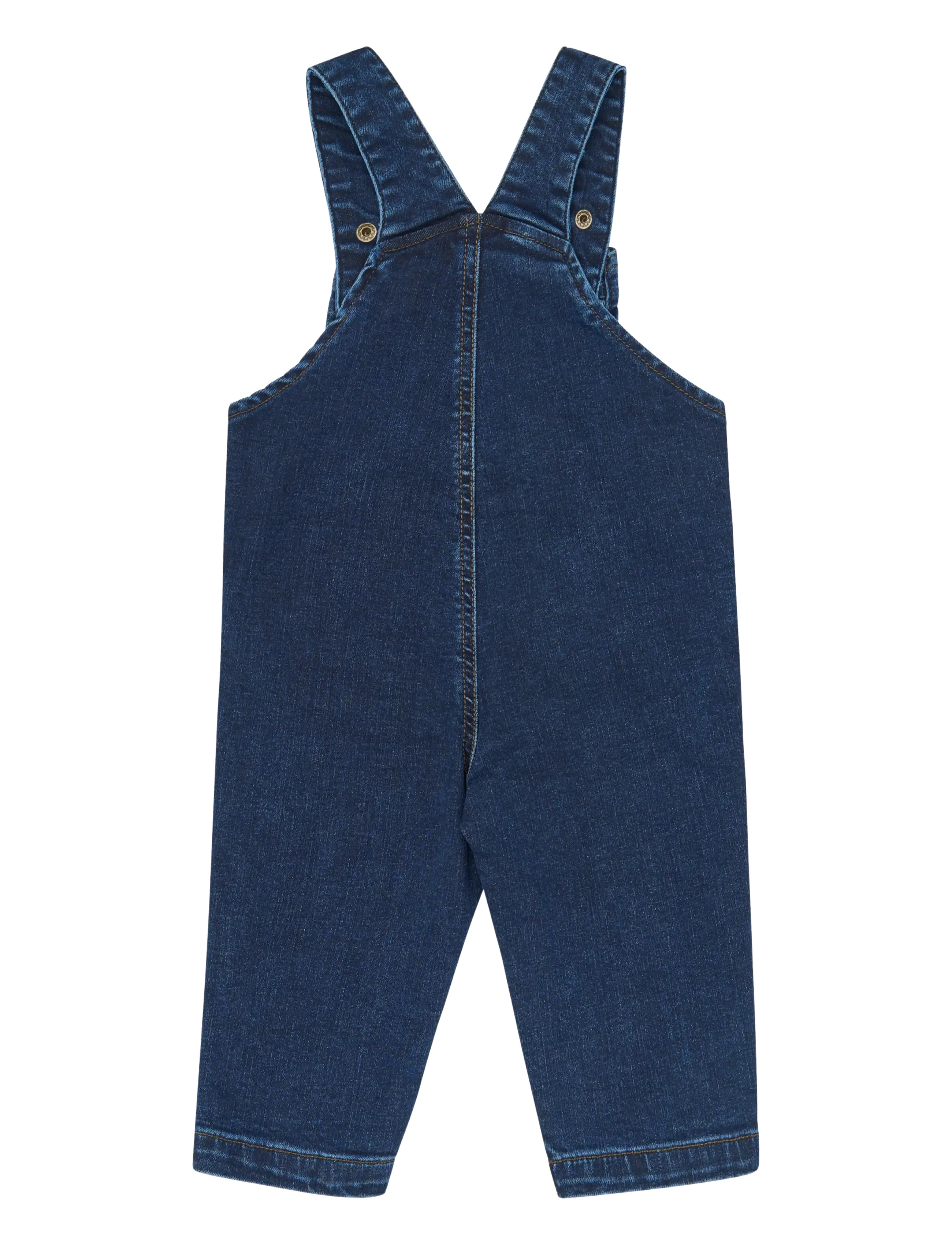 Petit Piao - PPGelm Denim Overalls - kombinesoonid - blue denim - 1
