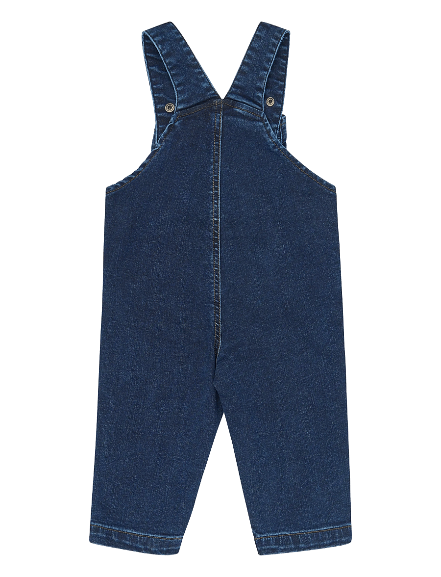 Petit Piao - PPGelm Denim Overalls - kombinesoonid - blue denim - 1