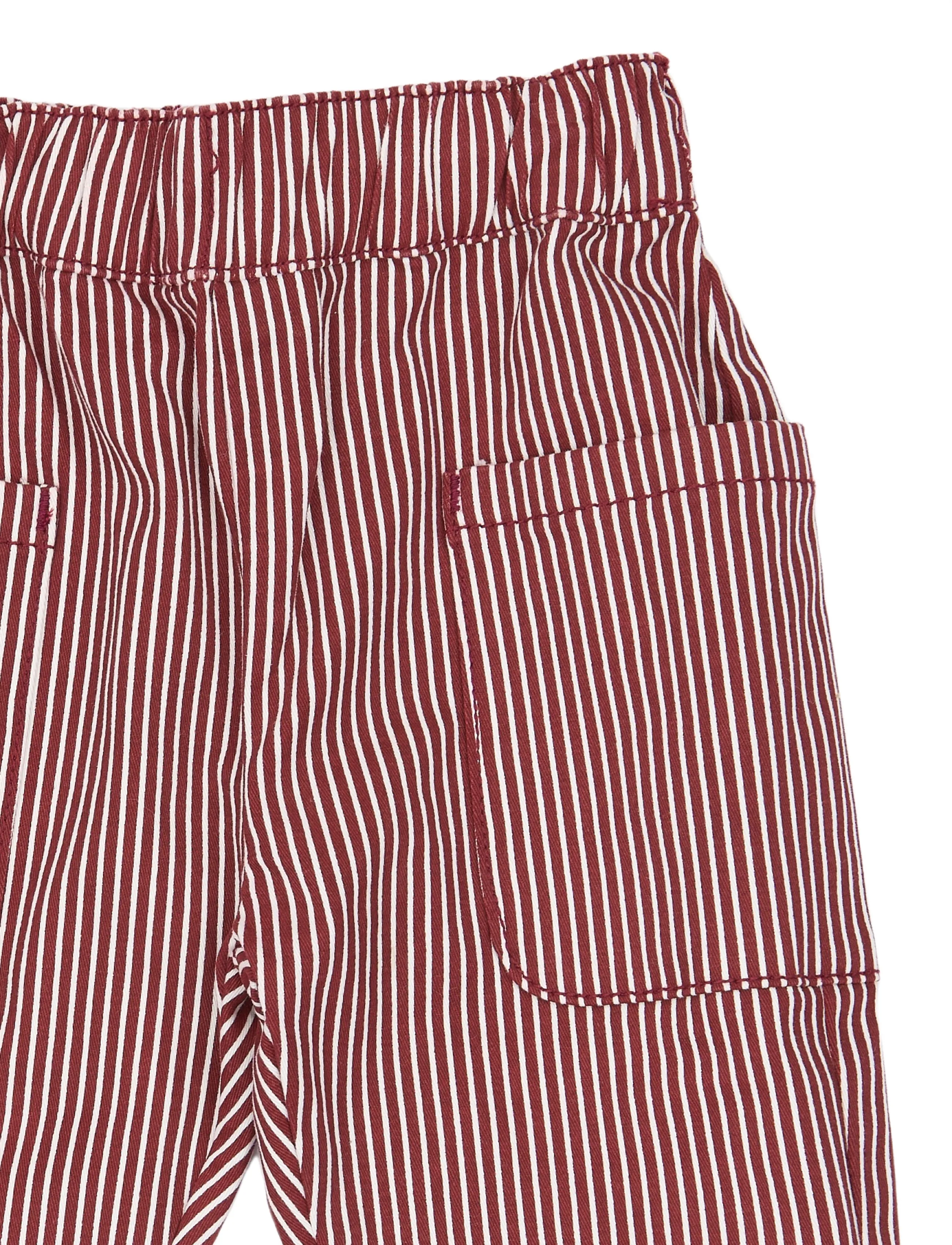Petit Piao - PPGlory Denim Pants - syrah striped - 2