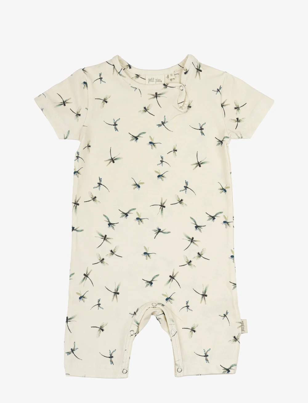 Petit Piao - Jumpsuit S/S Printed - kurzärmelig - dragonfly - 0