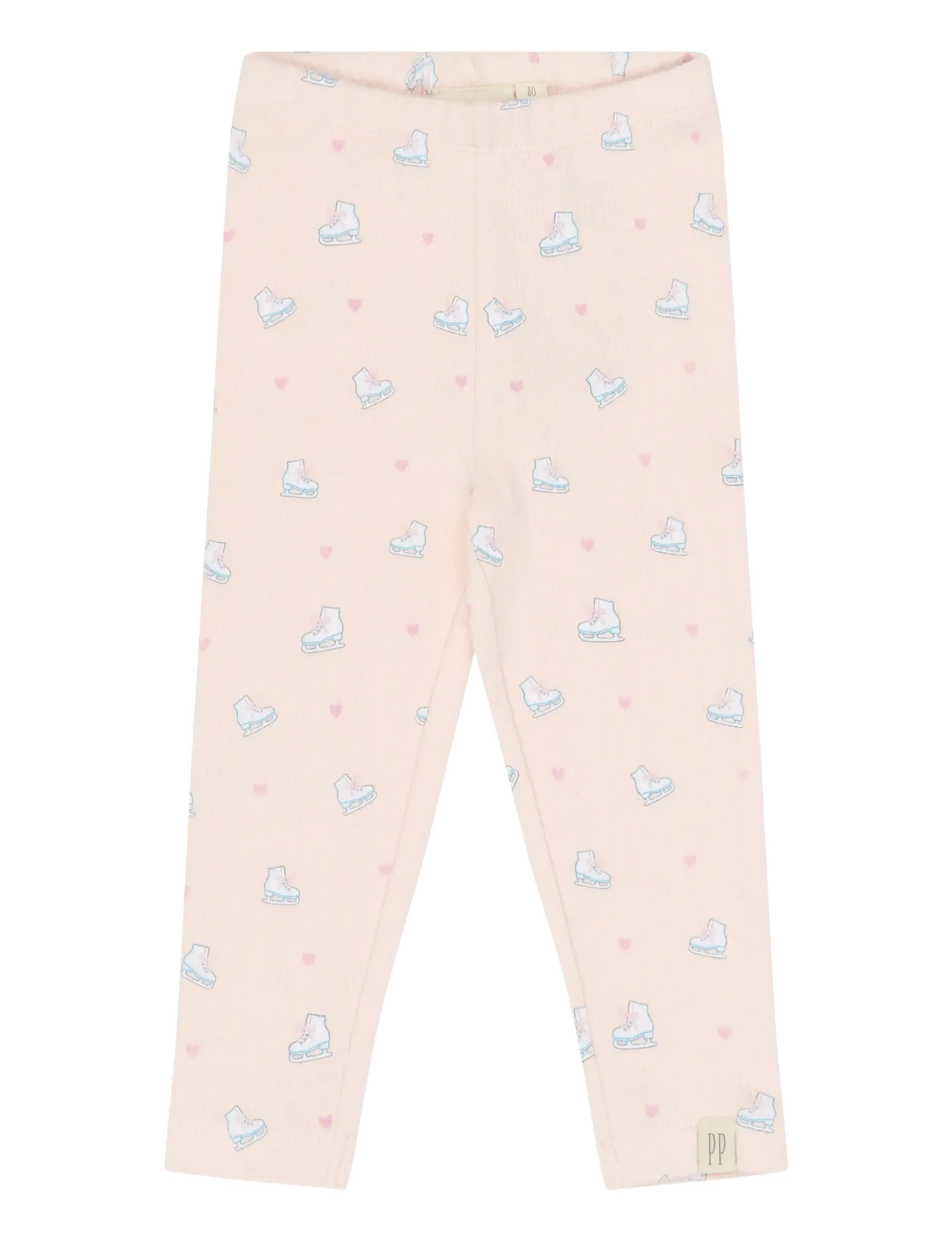 Petit Piao PPGrace Pointelle Leggings - Petit Piao - MAUVE CHALK ICE SKATE AOP / pink/rose