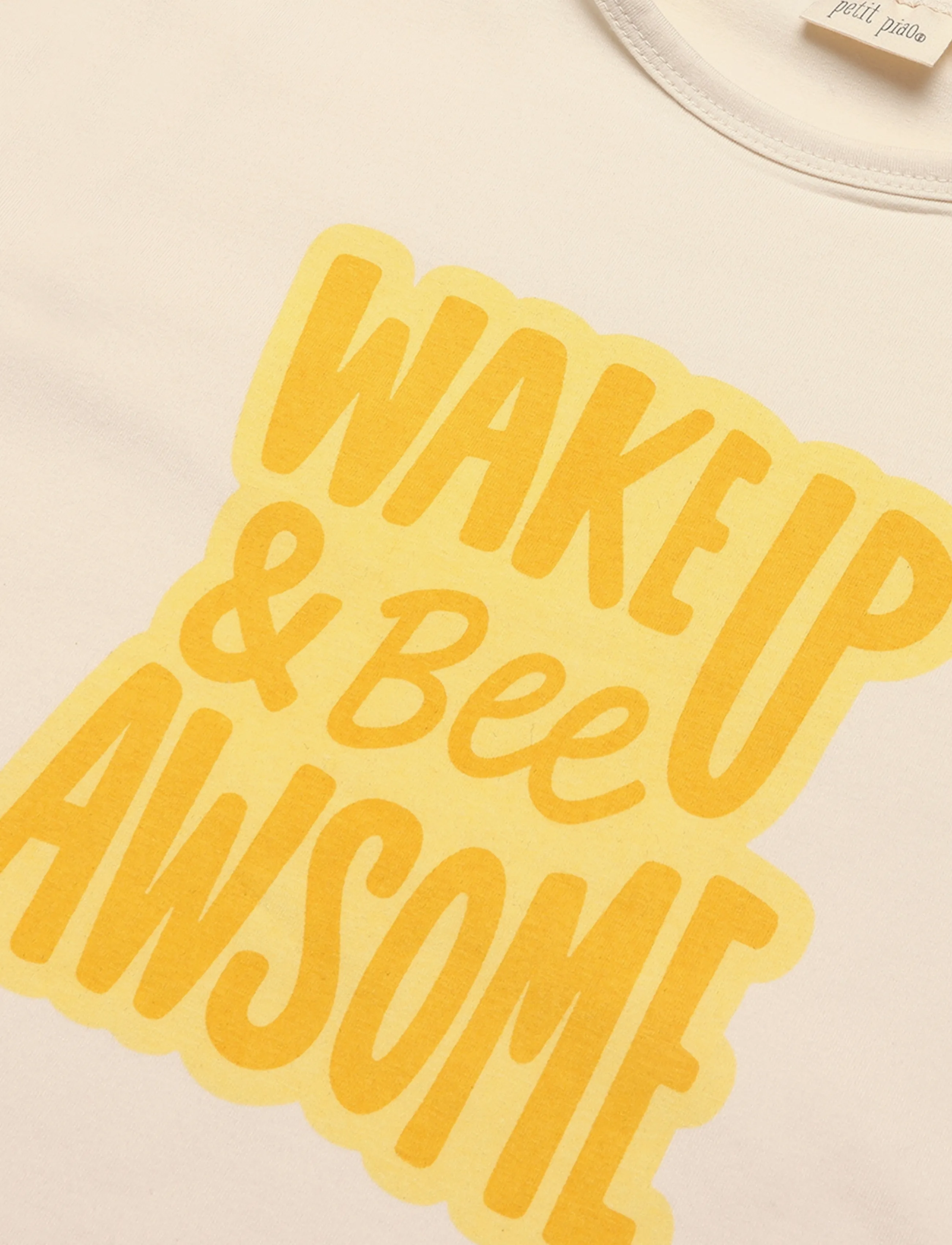 Petit Piao - PPJubii Bee OS S_S Tee - eggnog - 2