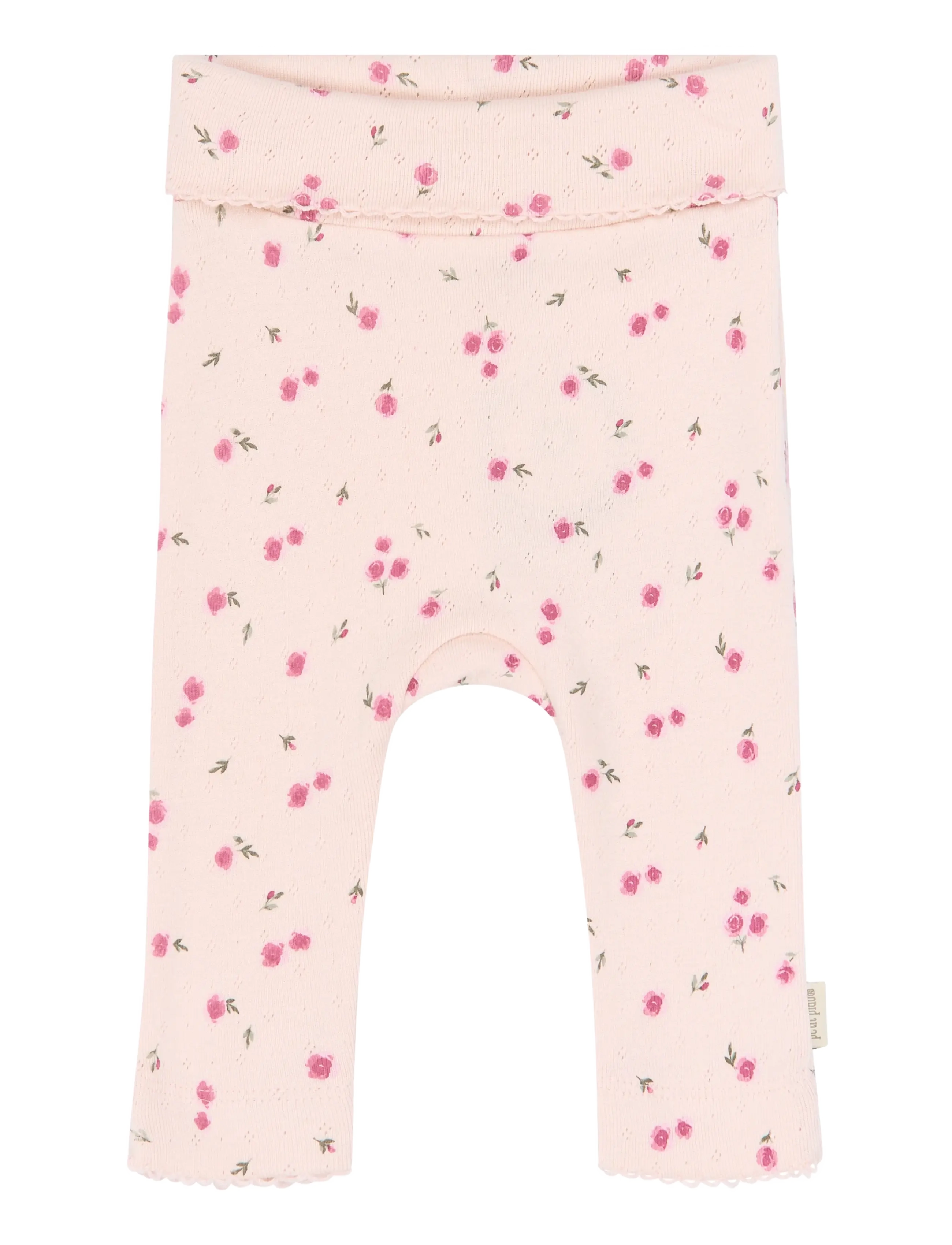 Petit Piao Ppdio High Waist Leggings Pointelle, 68, Unterteile, Rosa - Leggings, Kinder