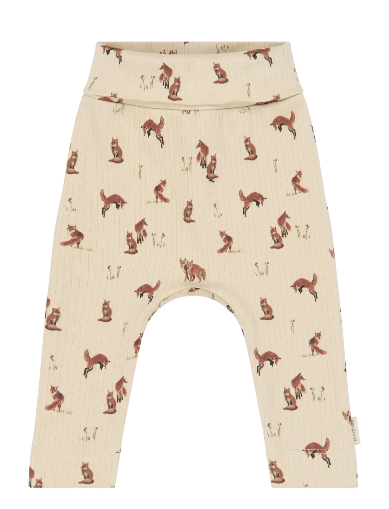 Petit Piao PPDinn High Waist Leggings Pointell - Osta suuruse järgi - CEMENT FOX AOP / cream