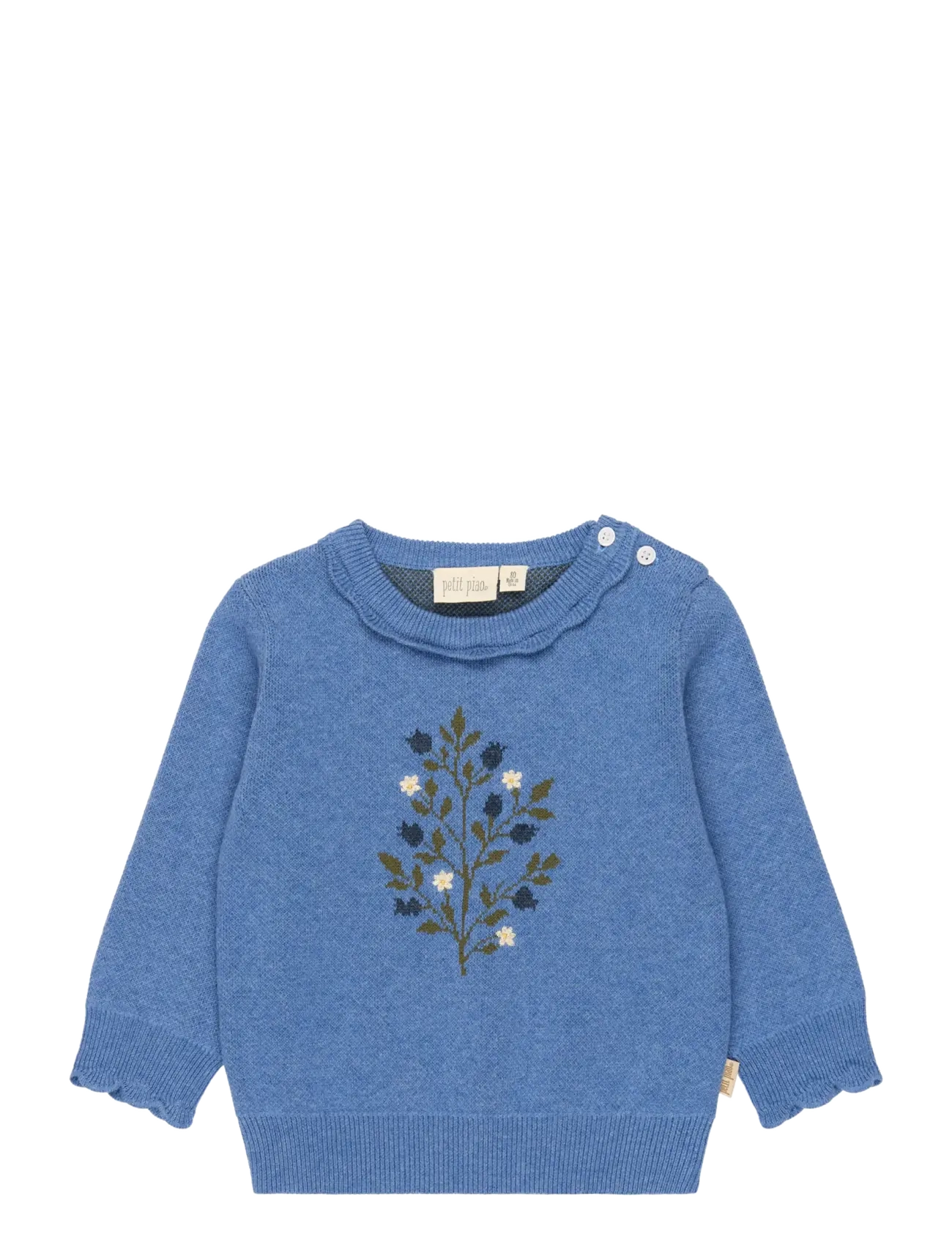 Petit Piao PPEllen Knit Pullover - Stickat - STONEWASH / blue