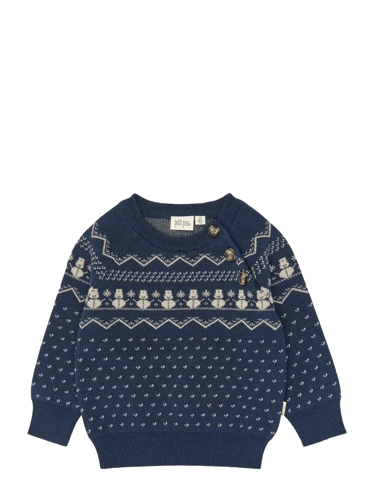 Petit Piao PPGarland Knit Pullover - Petit Piao - NAVY BLAZER / navy