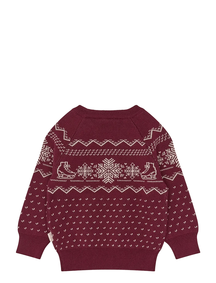 Petit Piao - PPGinger Knit Pullover - pullover - syrah - 1