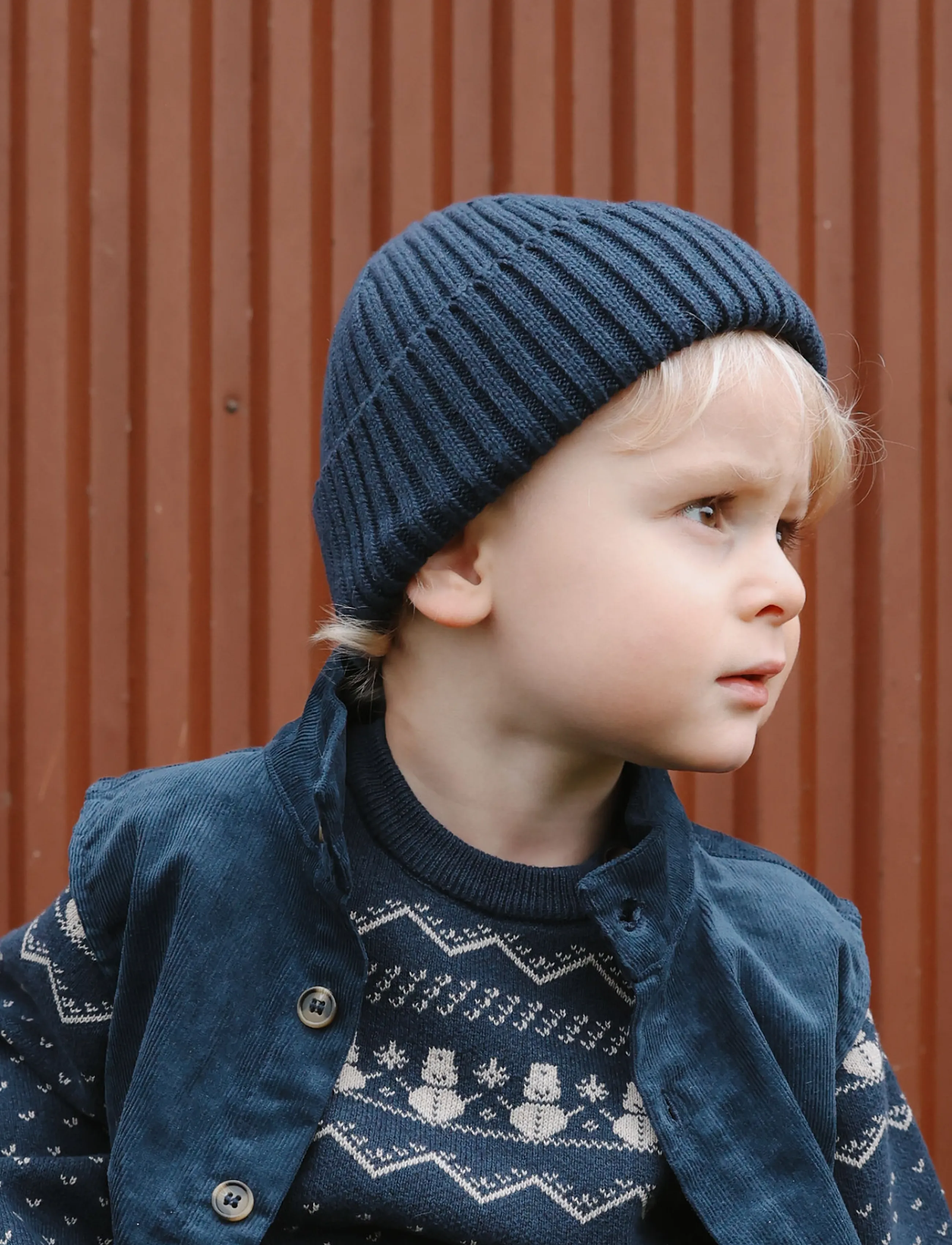 Petit Piao - PPDanner Knit Hat - babymützen - navy - 0