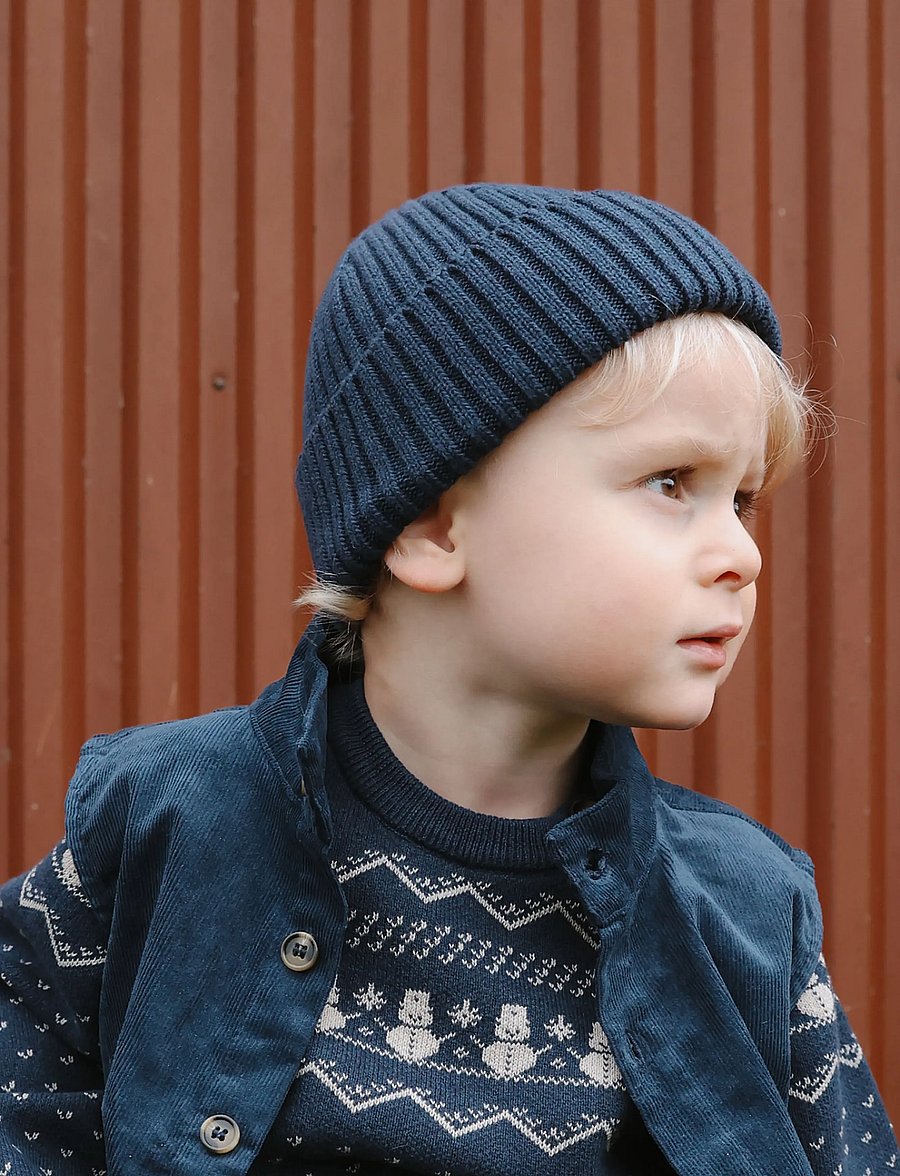 Petit Piao - PPDanner Knit Hat - babymützen - navy - 0