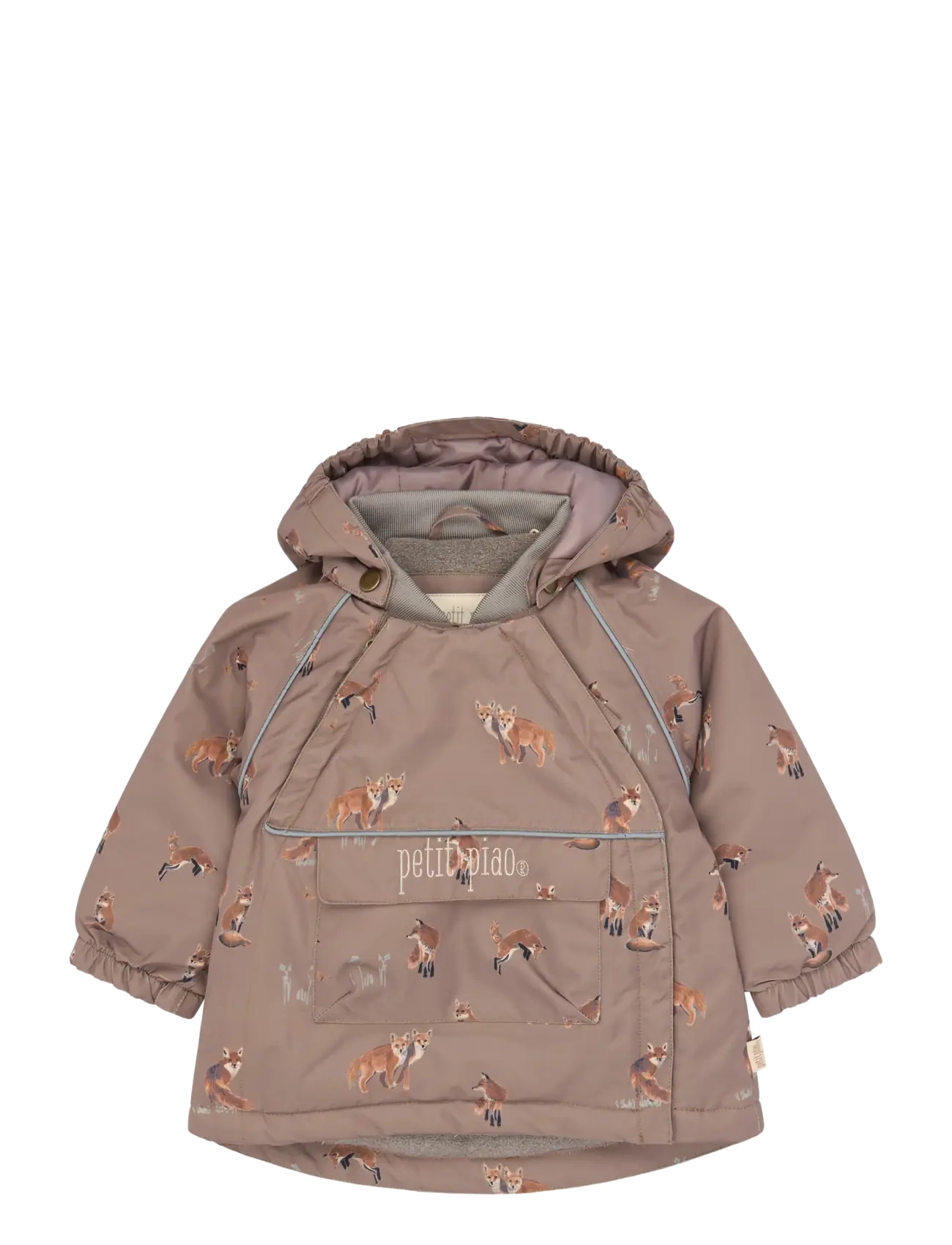 Petit Piao PPDard Winter Jacket - Shop by age - FOSSIL FOX AOP / brown