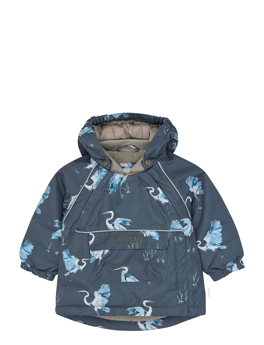 Petit Piao - PPDard Winter Jacket - termojackor - ombre blue herron aop - 1