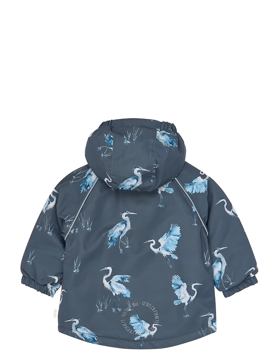 Petit Piao - PPDard Winter Jacket - termojackor - ombre blue herron aop - 2