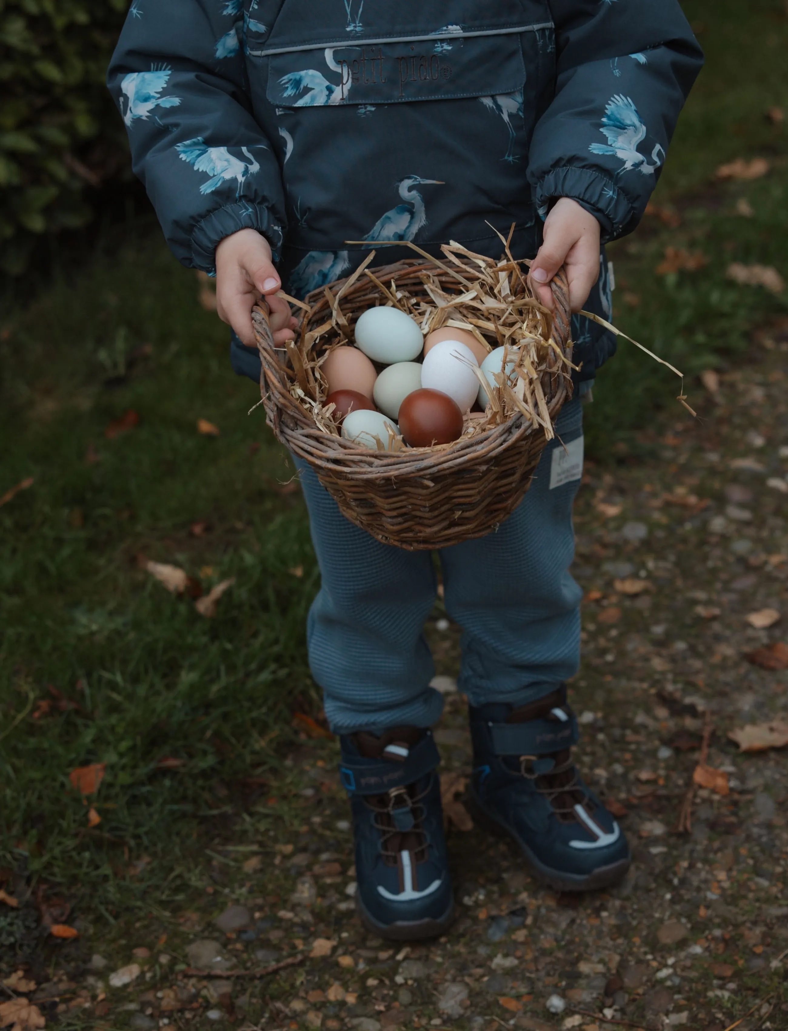 Petit Piao - PPDard Winter Jacket - termojackor - ombre blue herron aop - 5