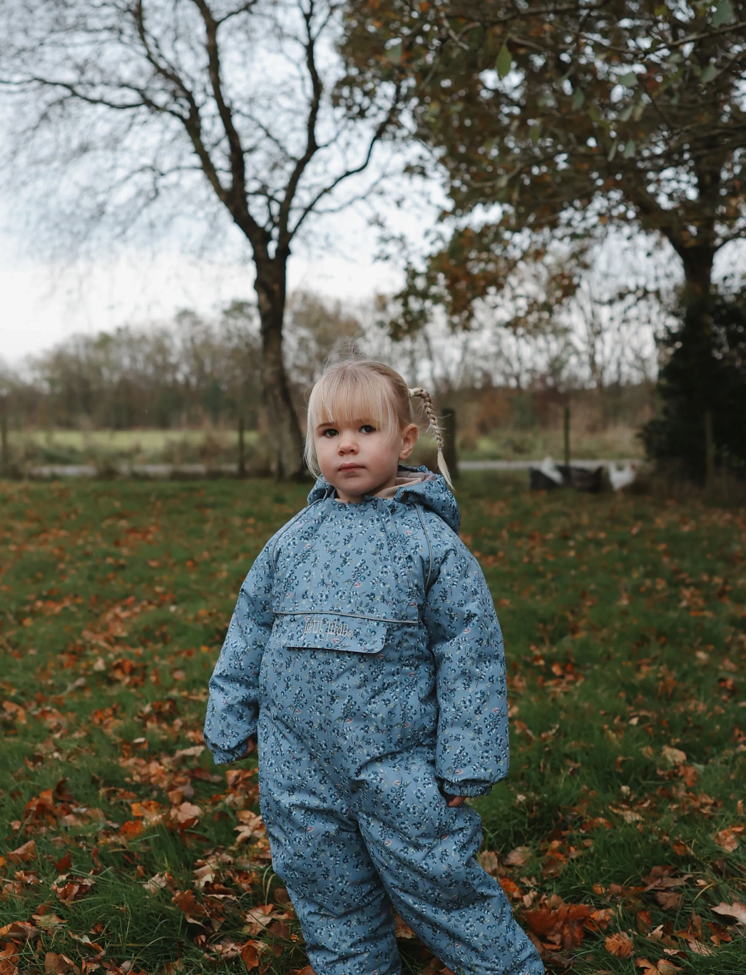 Petit Piao - PPDard Snowsuit - talvekombed - stonewash blueberry aop - 4