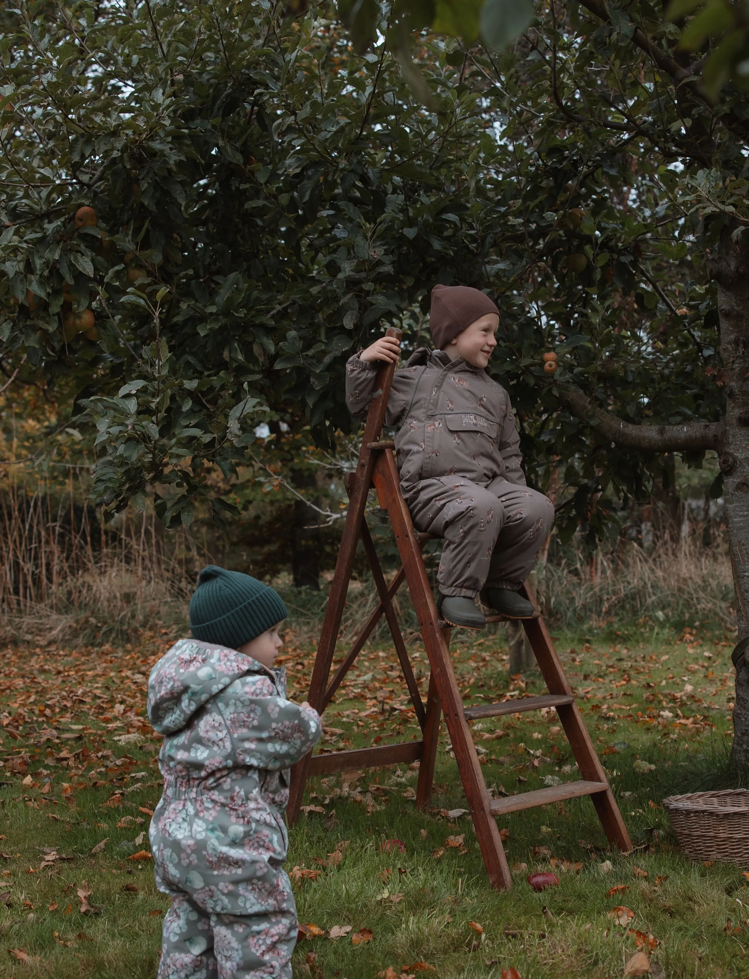 Petit Piao - PPDard Snowsuit - schneeanzug - fossil fox aop - 4