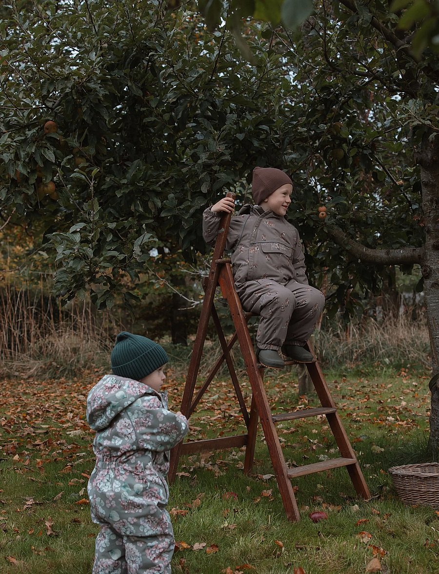 Petit Piao - PPDard Snowsuit - schneeanzug - fossil fox aop - 4