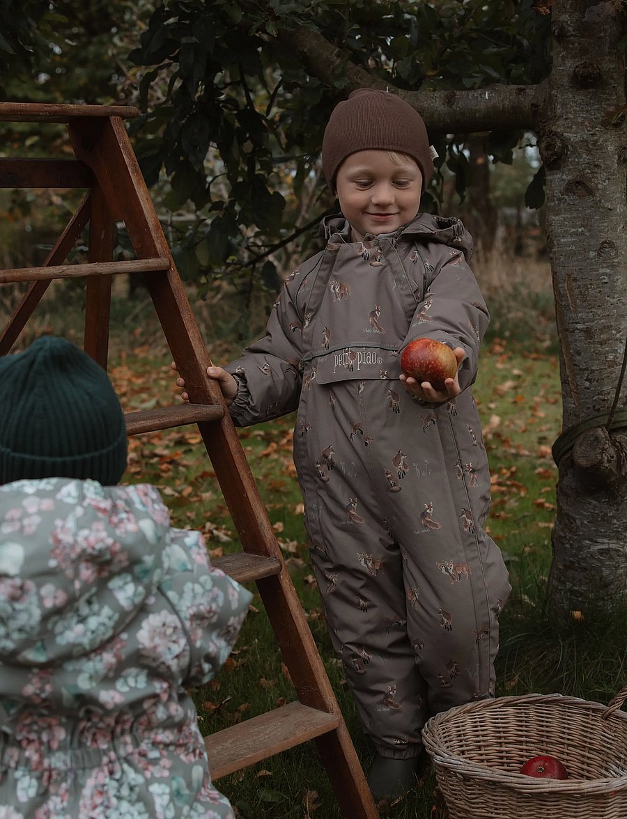 Petit Piao - PPDard Snowsuit - schneeanzug - fossil fox aop - 5