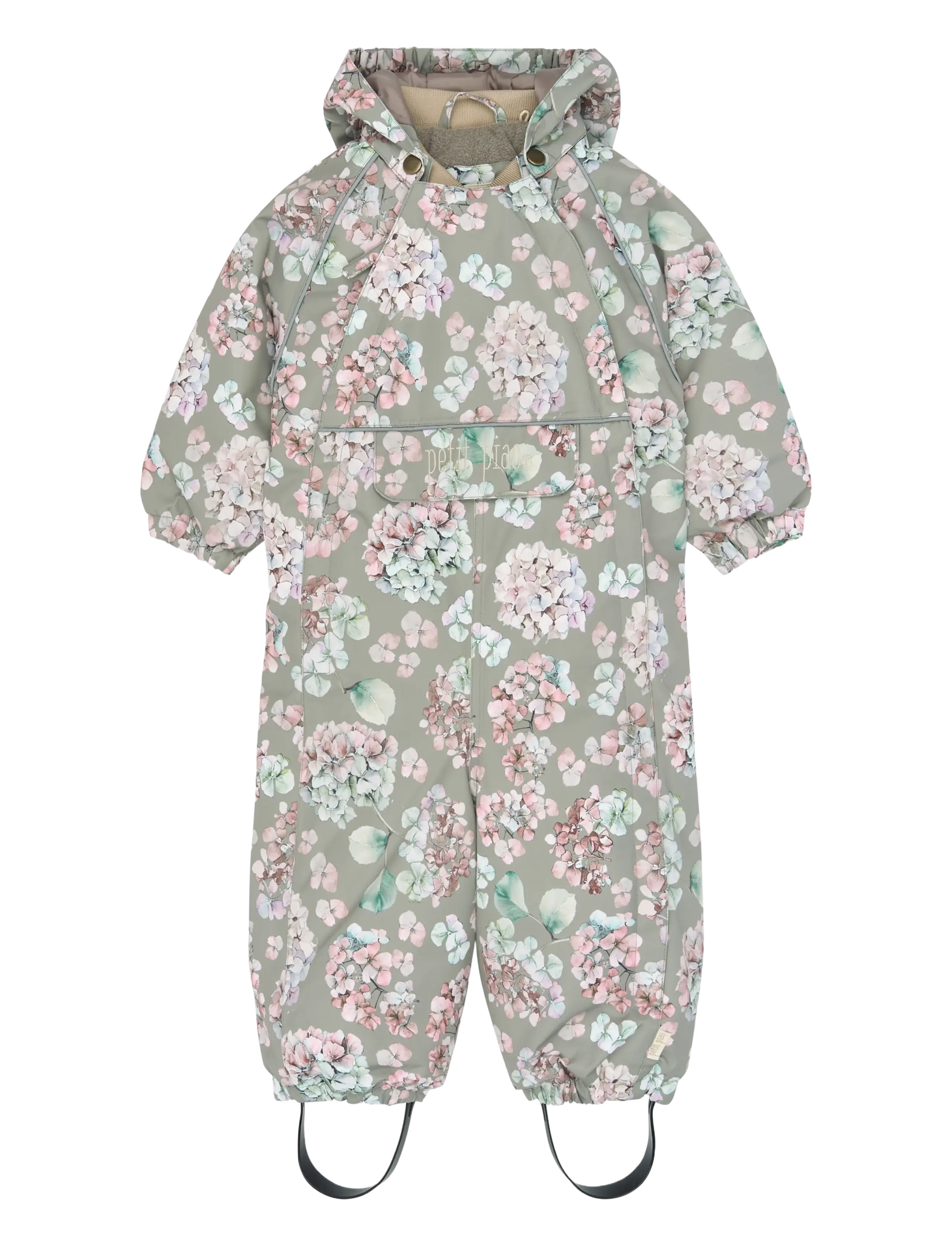 Petit Piao PPDard Snowsuit - Coveralls - SHADOW HYDRANGER AOP / khaki/green
