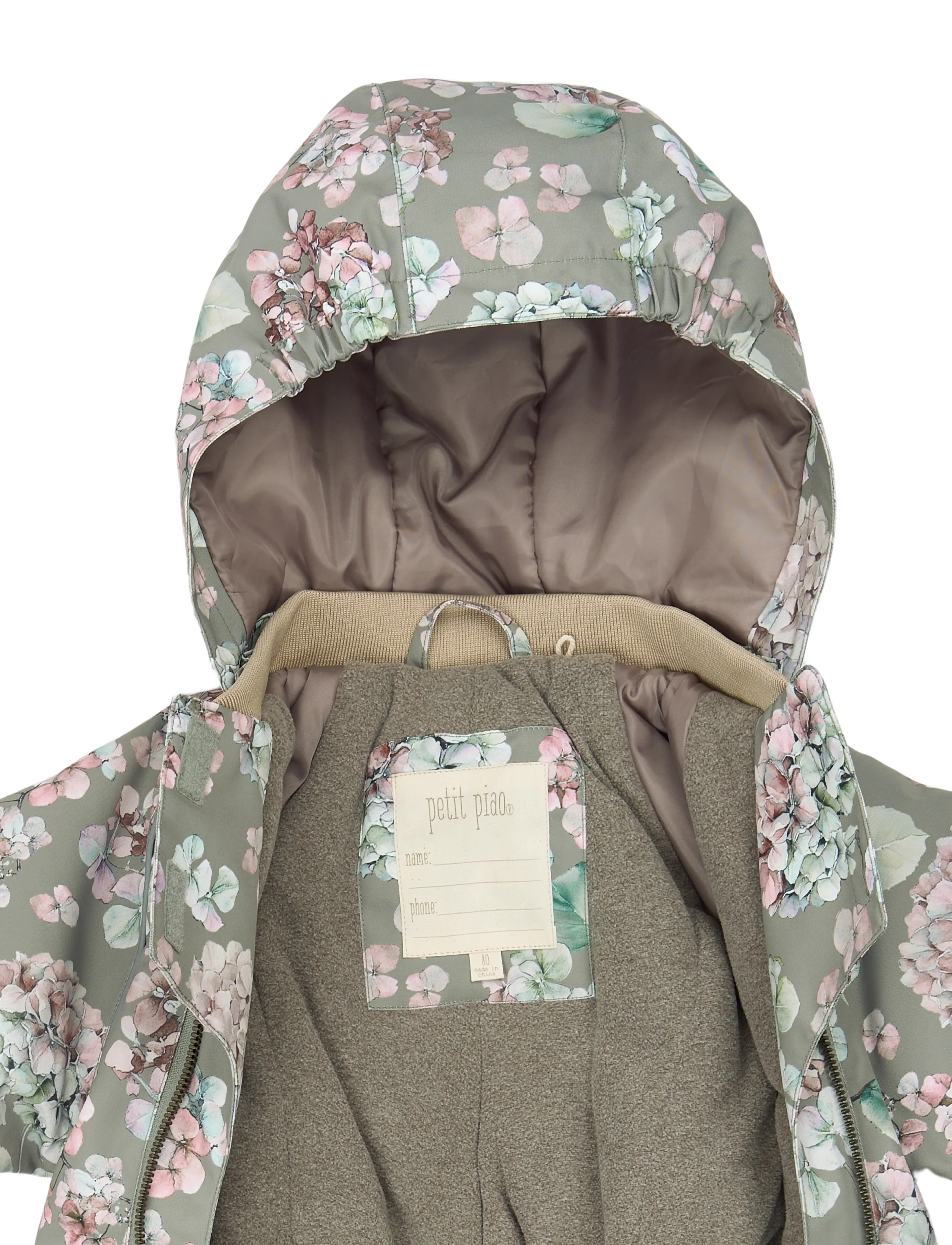 Petit Piao - PPDard Snowsuit - snowsuit - shadow hydranger aop - 2