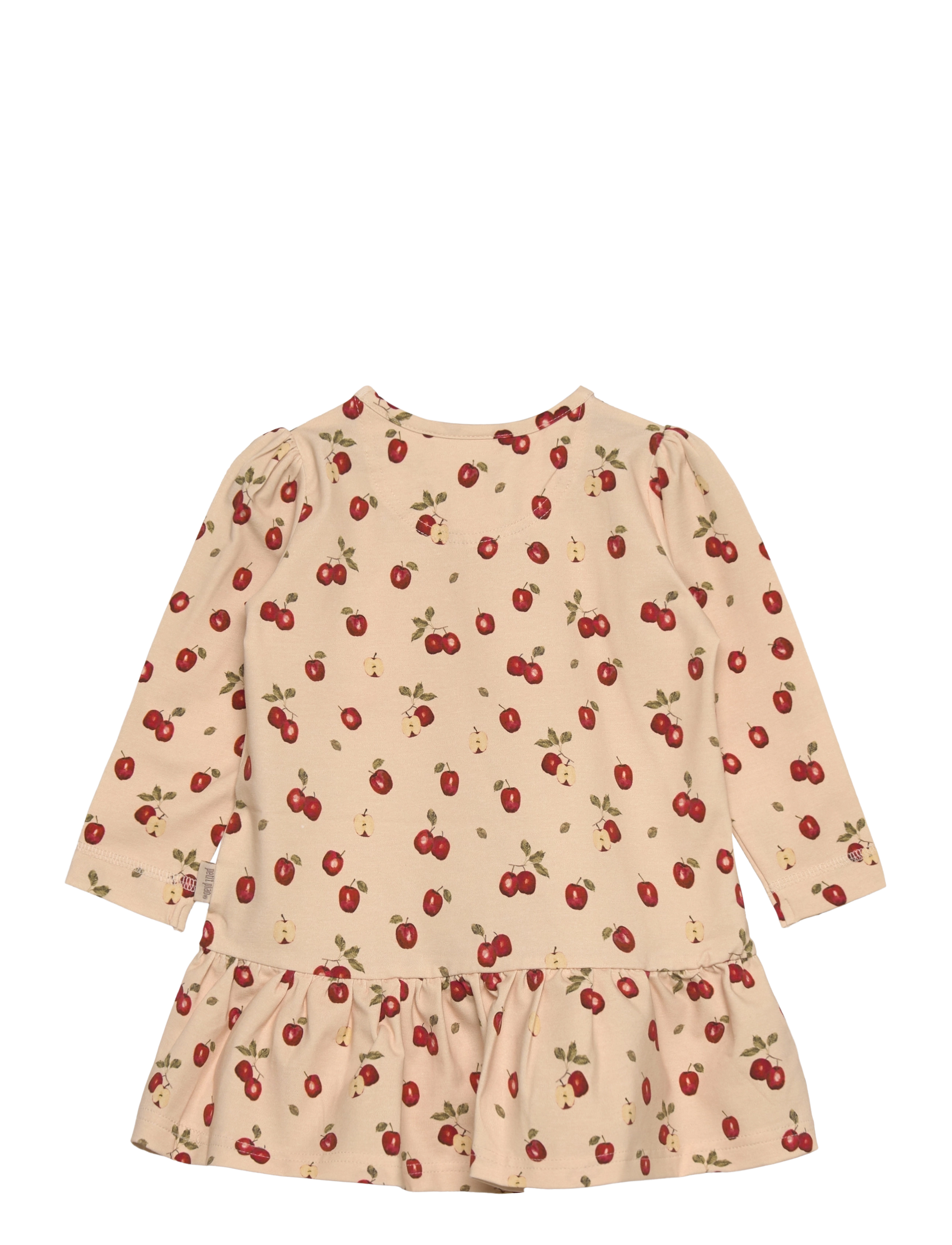 Petit Piao - Dress L/S Gather Printed - apple aop - 1