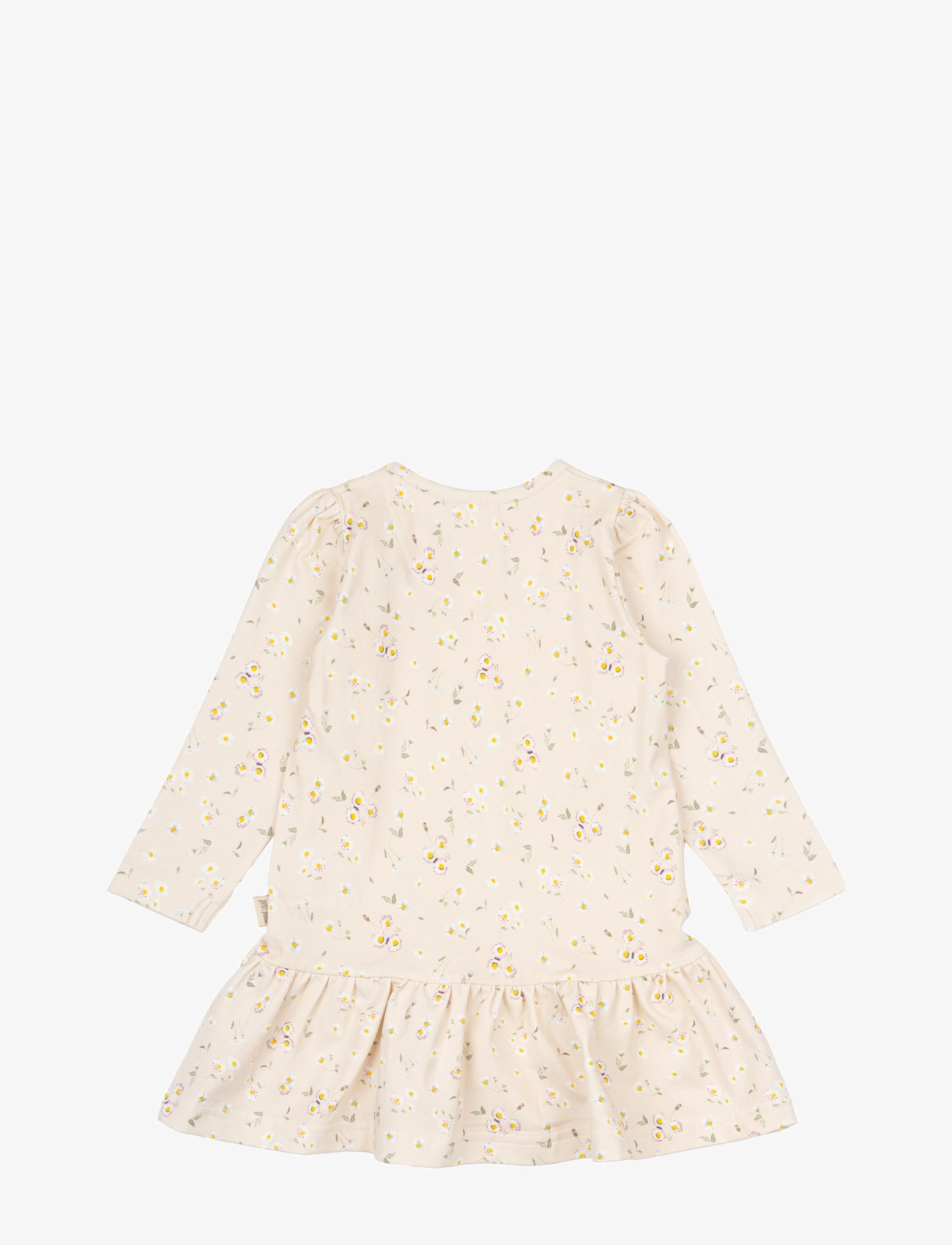 Petit Piao - Dress L/S Gather Printed - bellis aop - 2