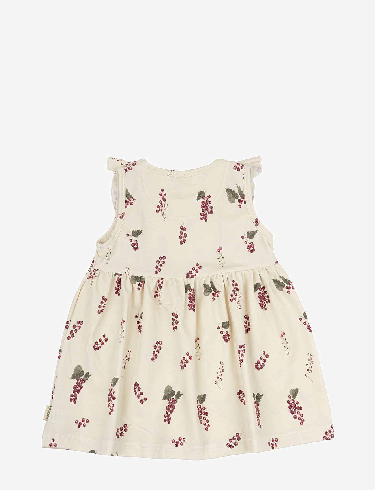 Petit Piao - Dress S/L Frill Printed - berry - 2