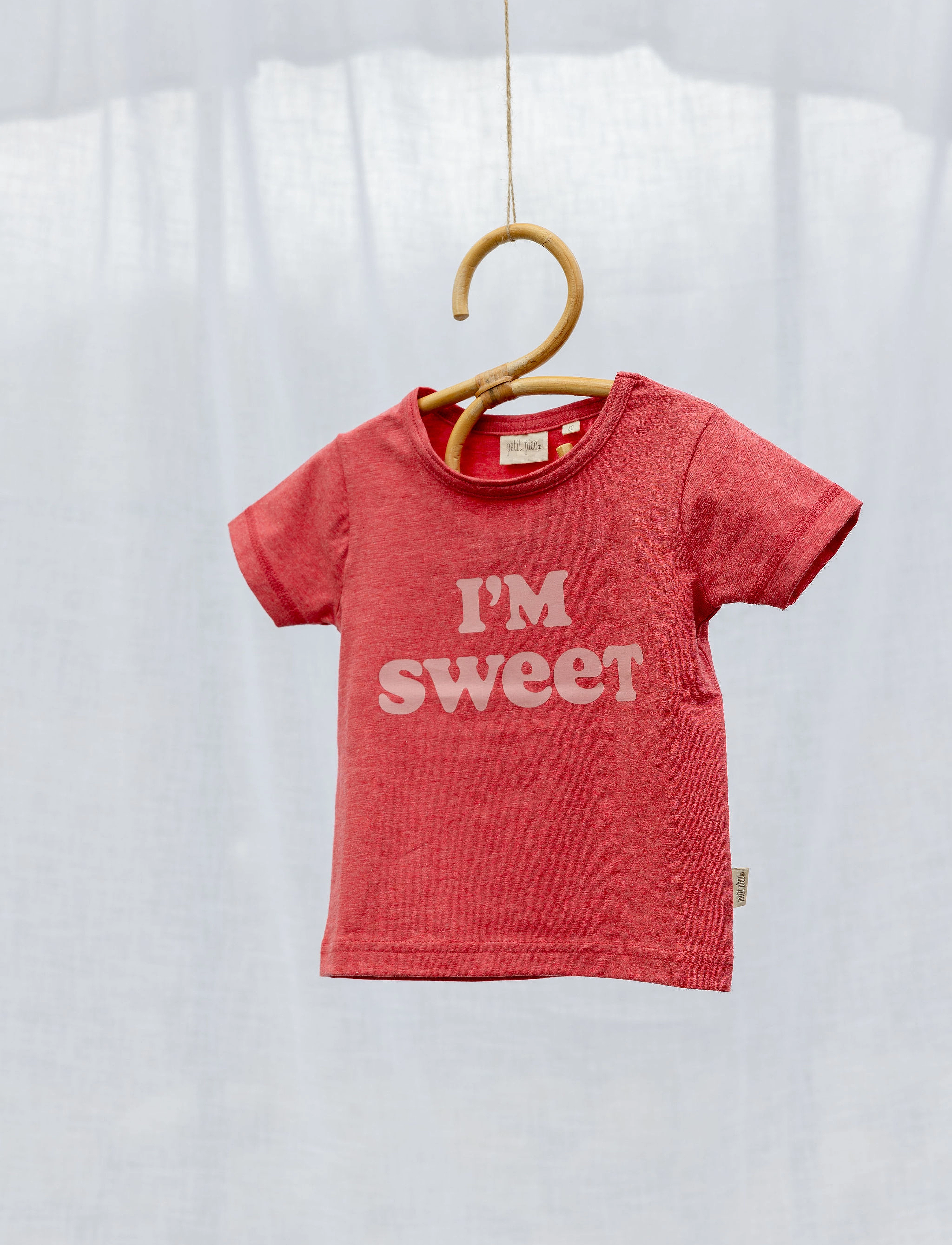 Petit Piao - T-shirt S/S Motif - light berry - 4