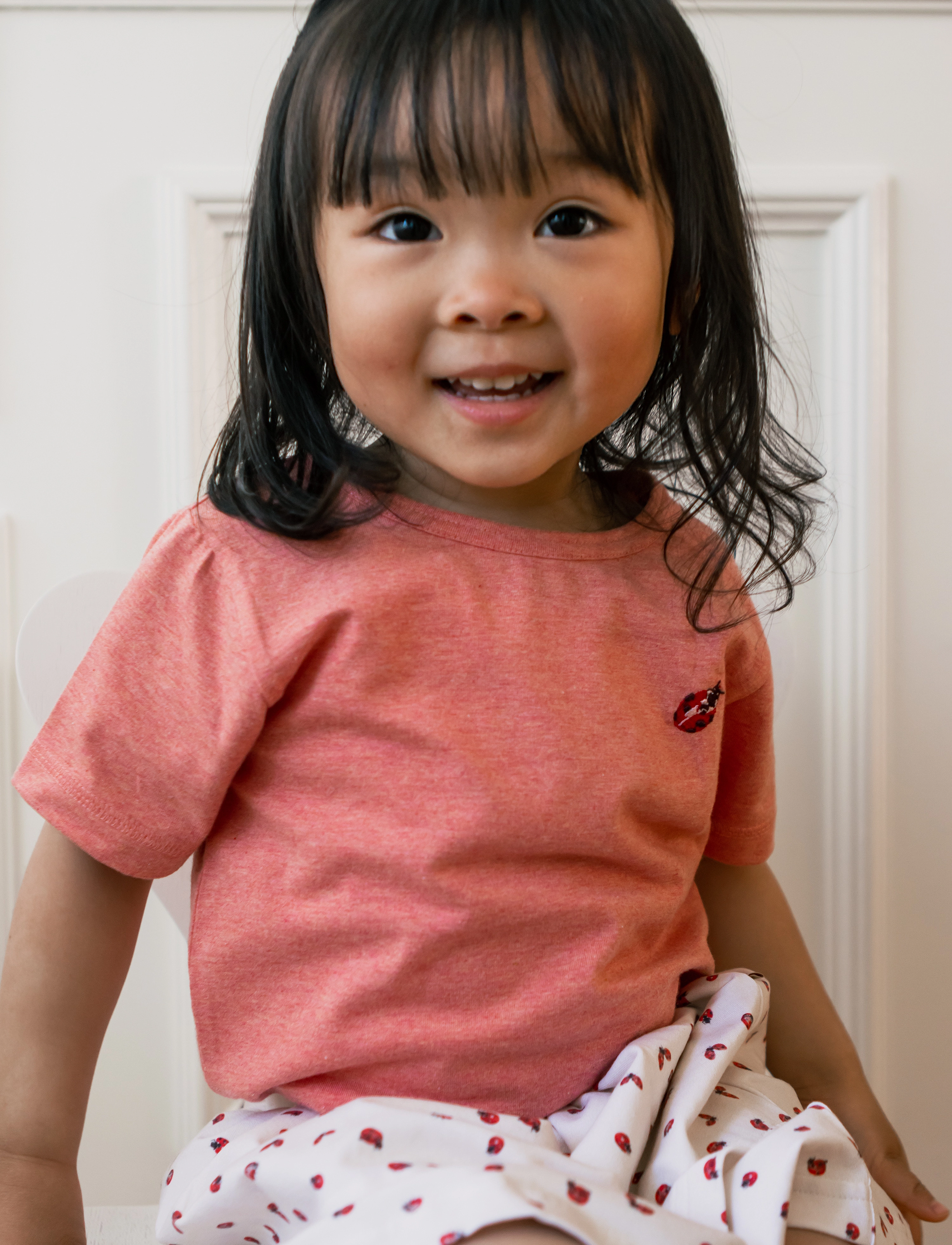 Petit Piao - T-shirt S/S Motif - sea shell pink - 2