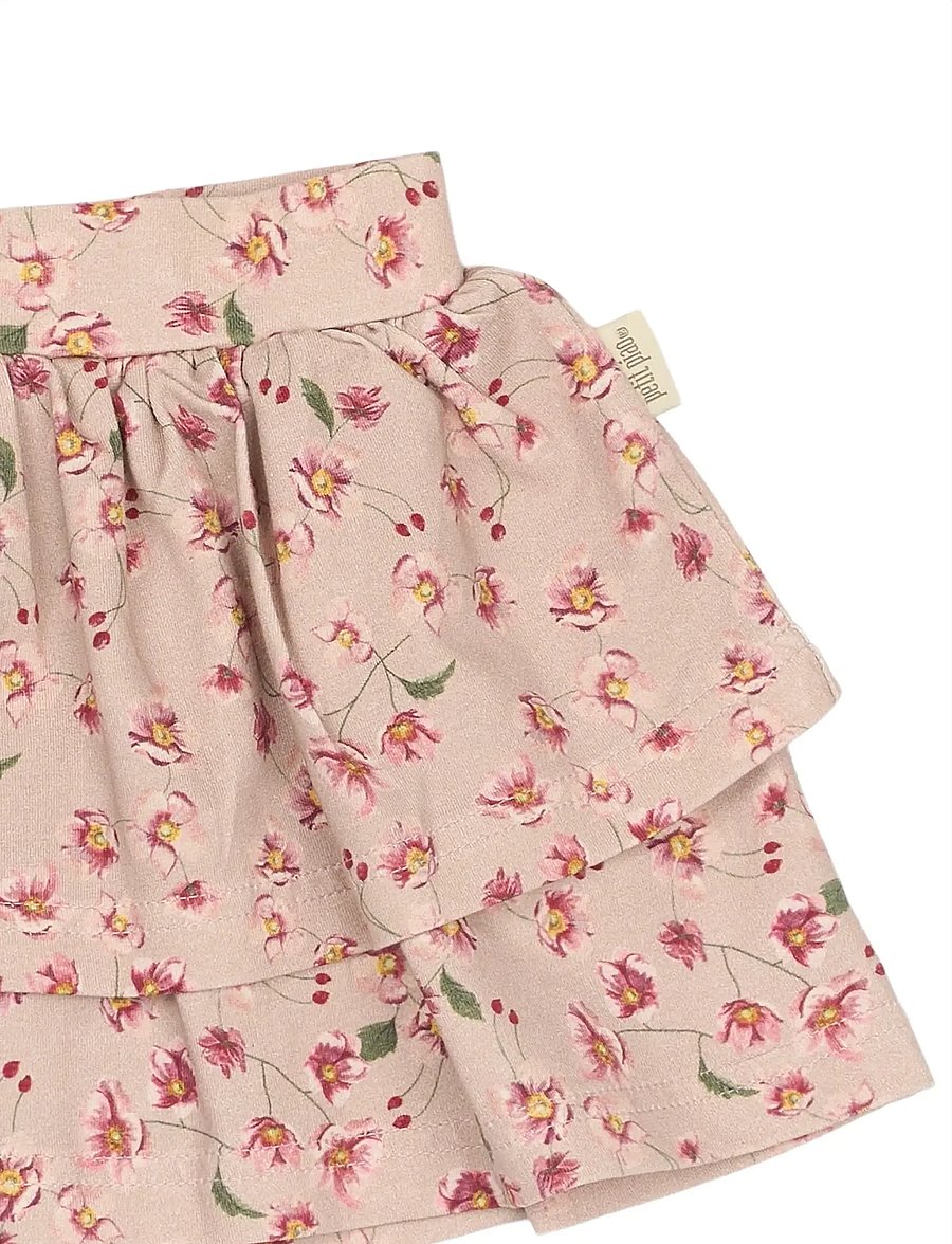 Petit Piao - Skirt Printed - autumn anemone - 2