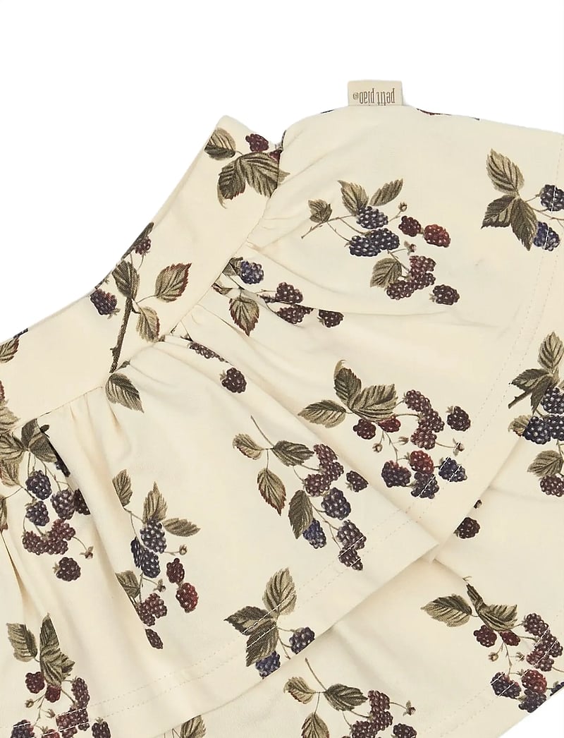 Petit Piao - Skirt Printed - kurze röcke - black berry - 2