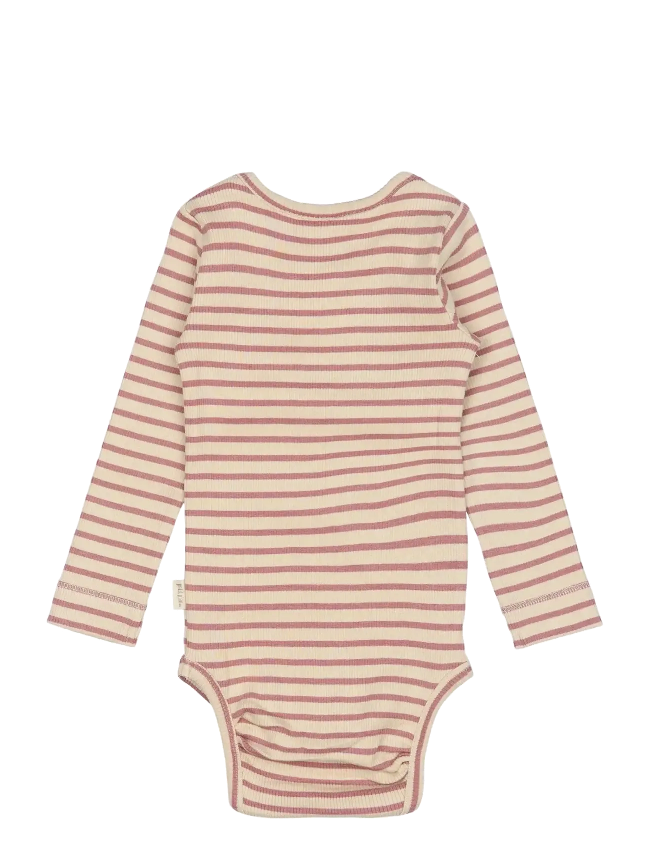 Petit Piao - Body L/S Modal Striped - nostalgic rose/off white - 1
