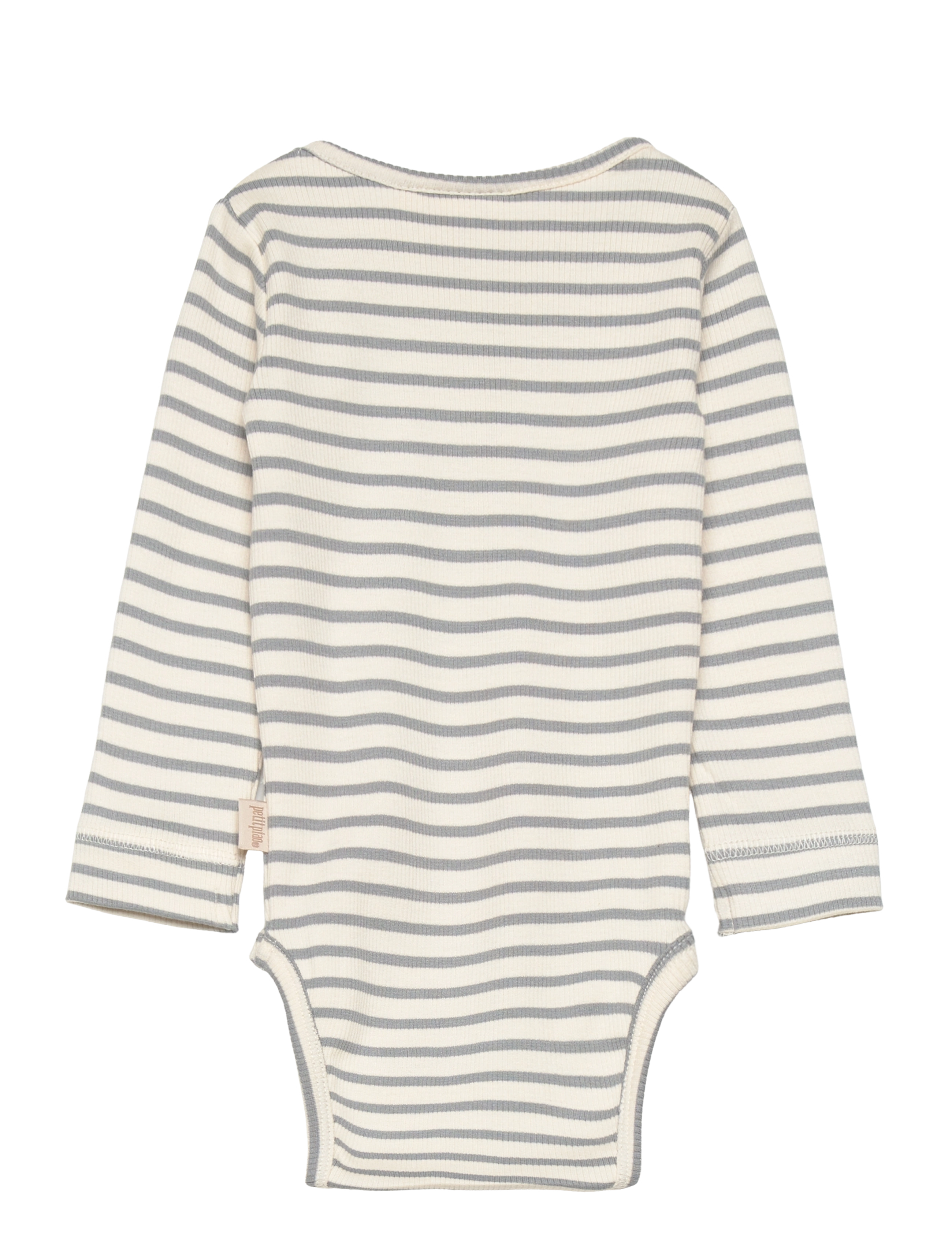 Petit Piao - Body L/S Modal Striped - blue mist - 1