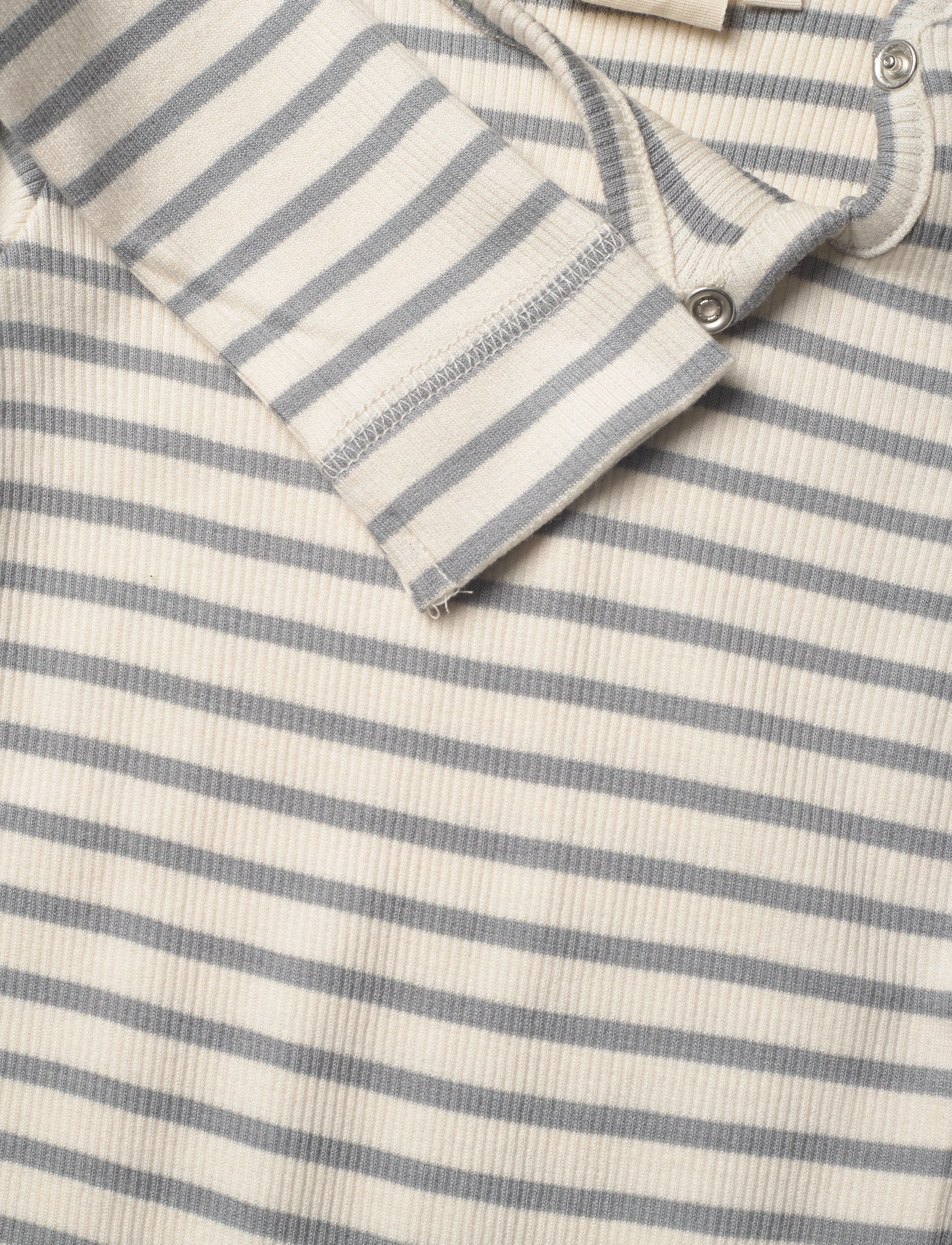 Petit Piao - Body L/S Modal Striped - blue mist - 2