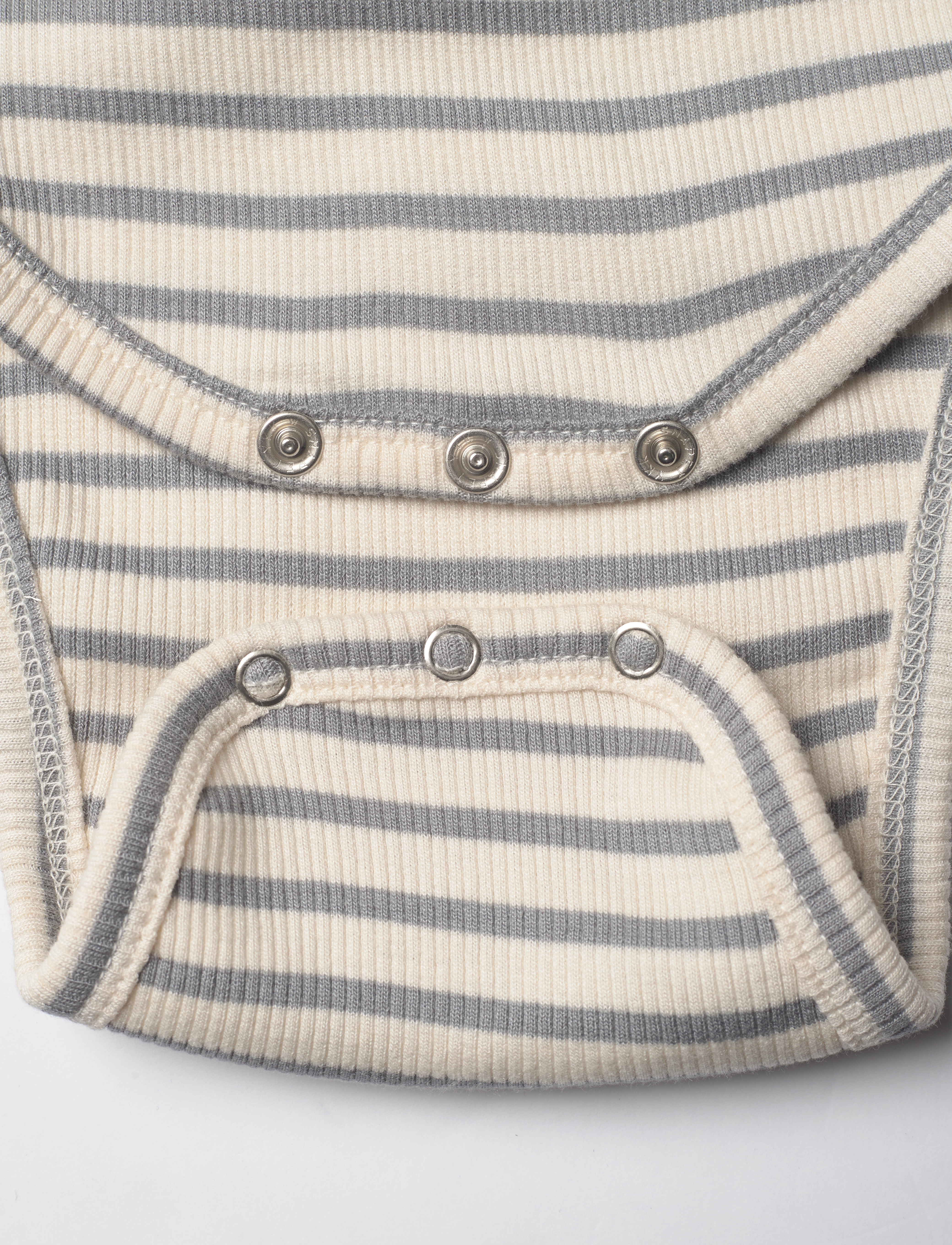 Petit Piao - Body L/S Modal Striped - blue mist - 3