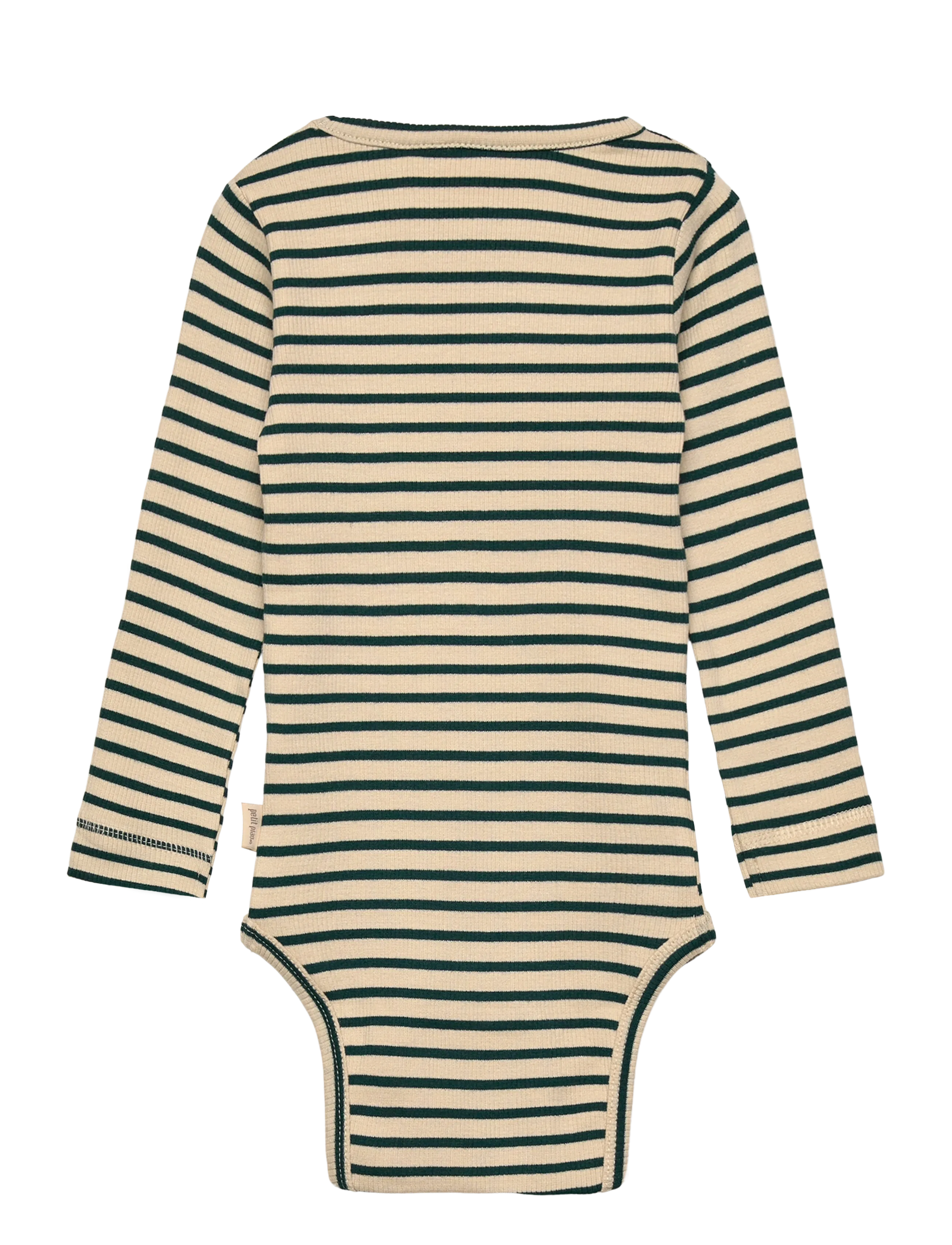 Petit Piao - Body L/S Modal Striped - dark sea/off white - 1