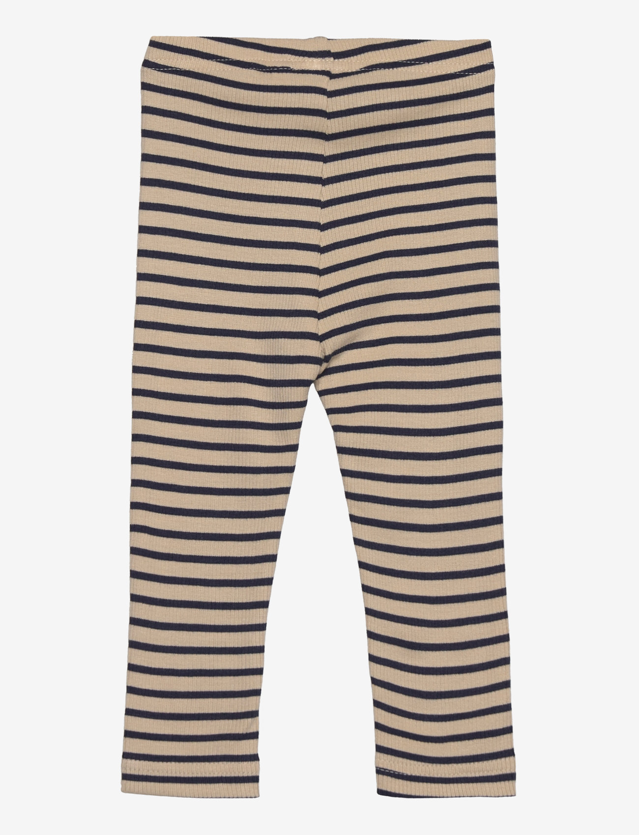 Petit Piao - Legging Modal Striped - laveste priser - indigo plum/dark off white - 1