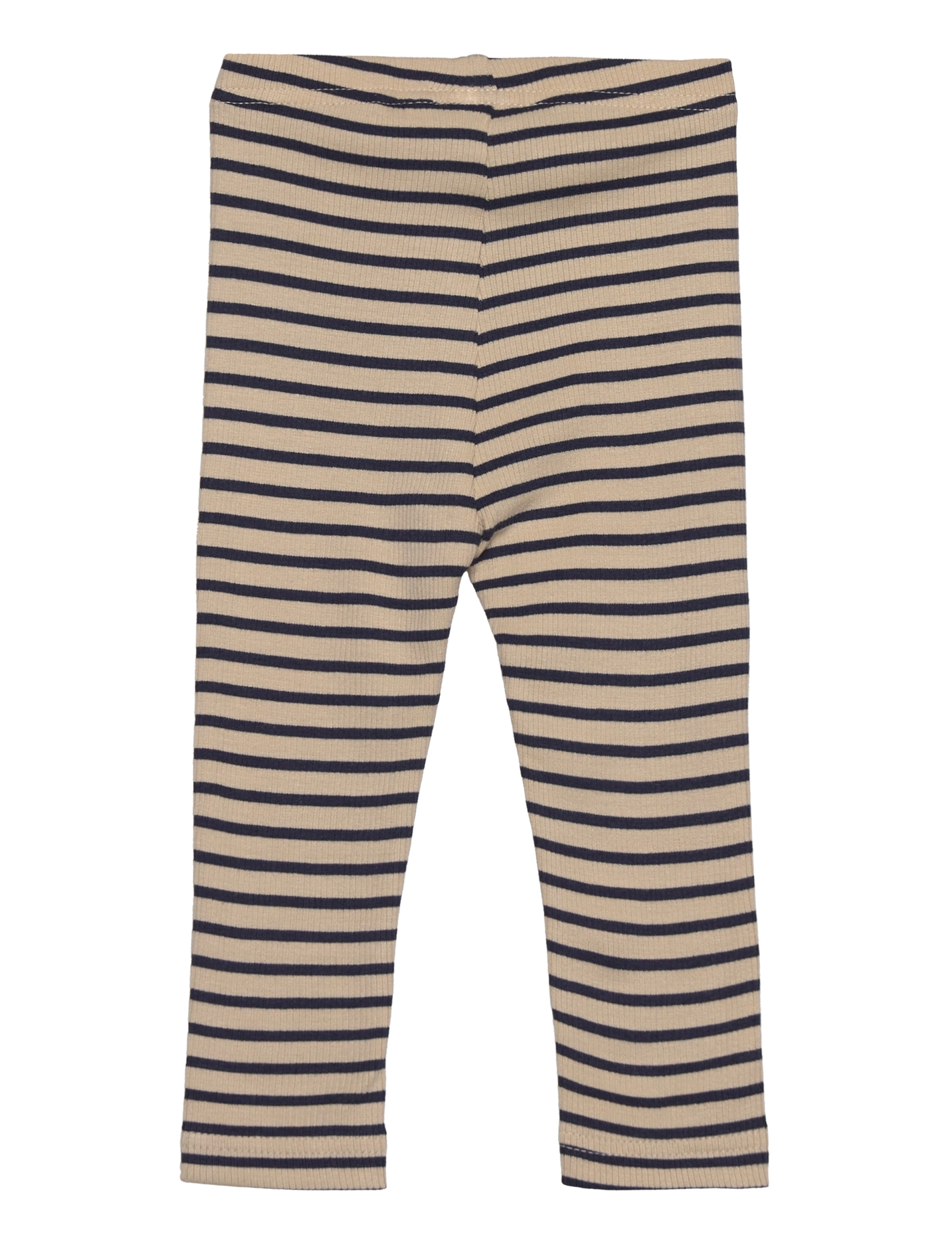 Petit Piao - Legging Modal Striped - laveste priser - indigo plum/dark off white - 1